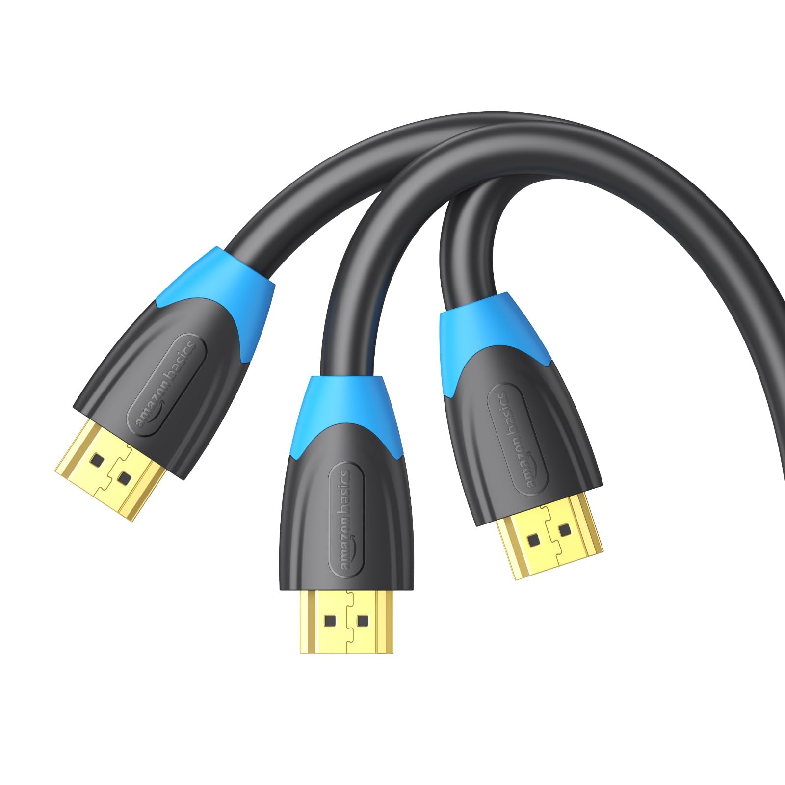 AmazonBasics HDMI Cable, High Speed, Supports 3D, 4K@60Hz, ARC and CEC Extension, Gold-Plated Connectors, Compatible with TV, Set-Top Box, Gaming Consoles, Blu-Ray (1 Metre) 5