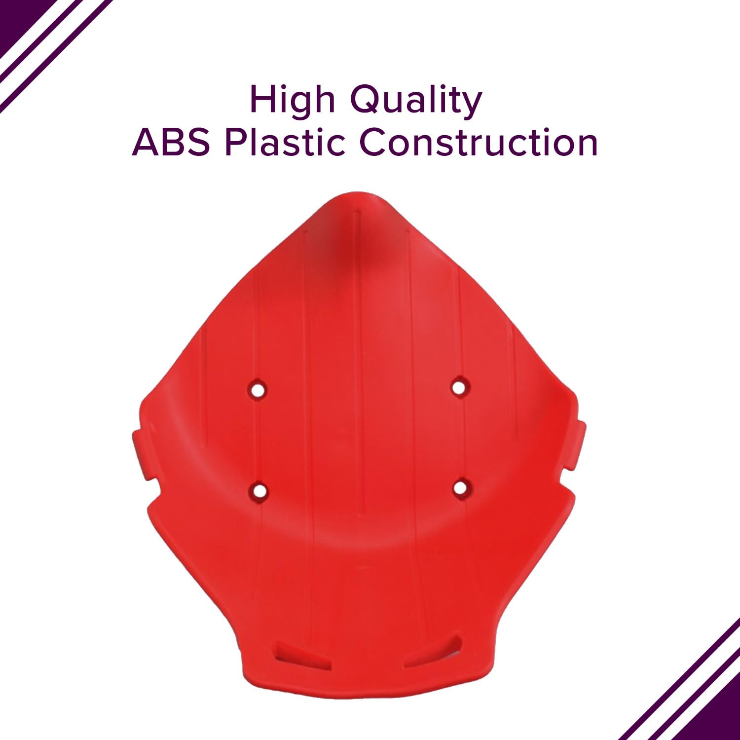 AlveyTech Red Seat for The Standard Hoverboard Go-Kart Kit - Precise Fit Part Adjustable Frame ABS Plastic Seats, DIY Install, Replacement Accessories 5