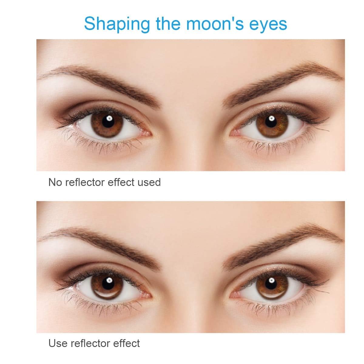 YUOCU Clamshell Light Reflector Diffuser with Carrying Bag, 40"x20"/100x50cm Photography Arclight Curved Lighting Reflector for Photo Video Studio Outdoor Shooting, Black,White,Gold,Silver (40"x20") 6