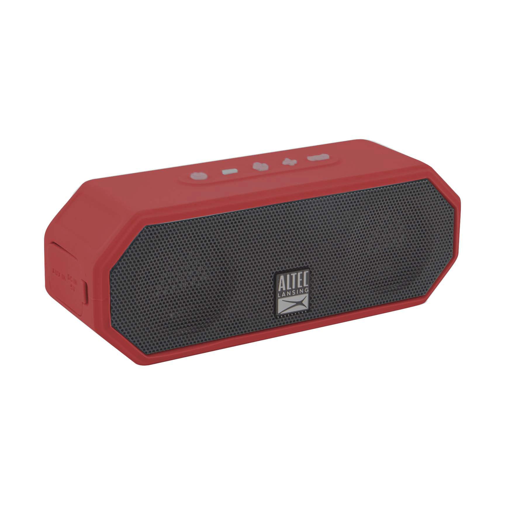 Altec Lansing LifeJacket H2O 4 - Waterproof Bluetooth Speaker, Durable & Portable Speaker with Voice Assistant, 10 Hour Battery Life & 100 Foot Range, True Red 3