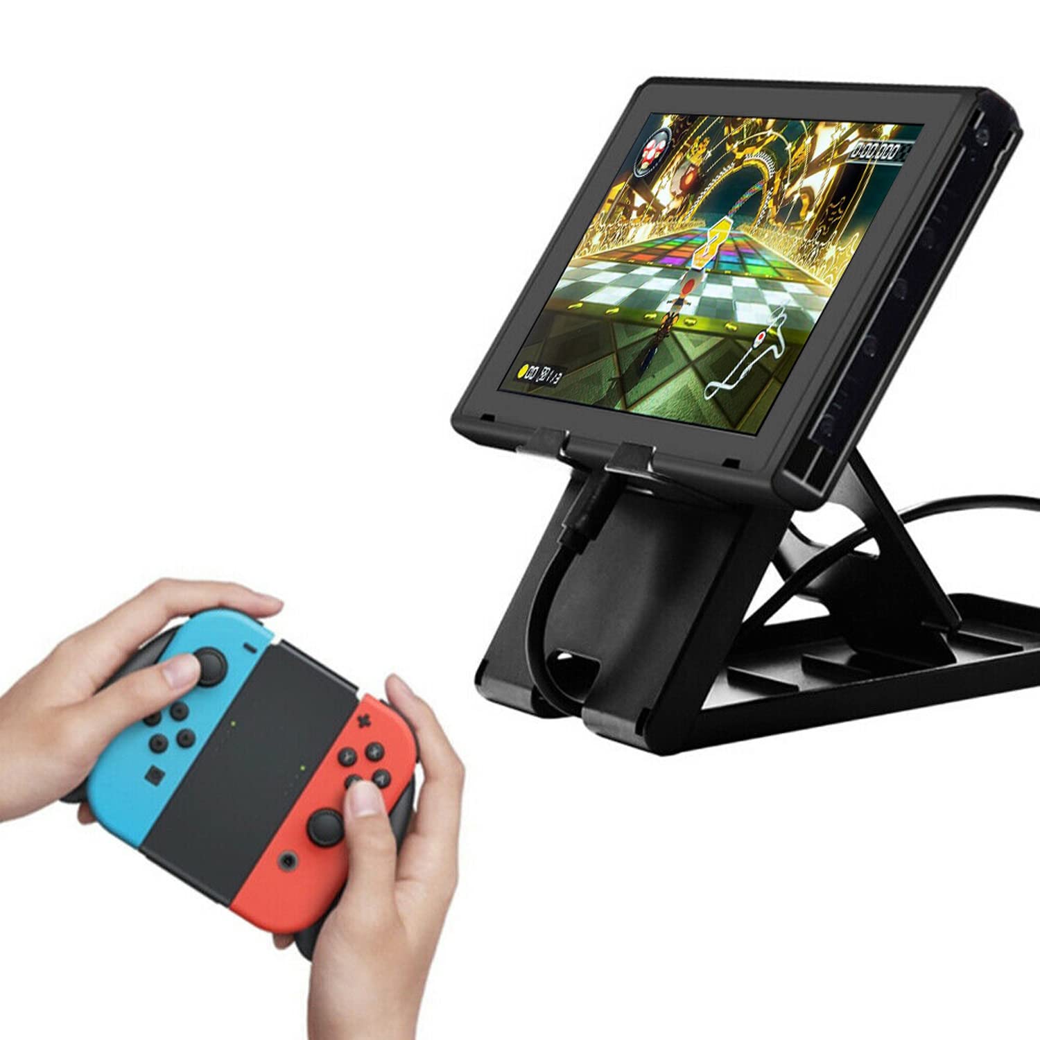 for Nintendo Switch Foldable Desktop Holder Playstand Mount Stand Bracket 3