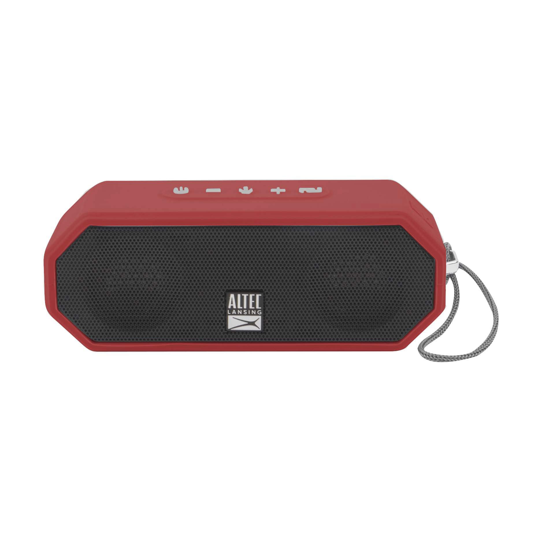 Altec Lansing LifeJacket H2O 4 - Waterproof Bluetooth Speaker, Durable & Portable Speaker with Voice Assistant, 10 Hour Battery Life & 100 Foot Range, True Red 5