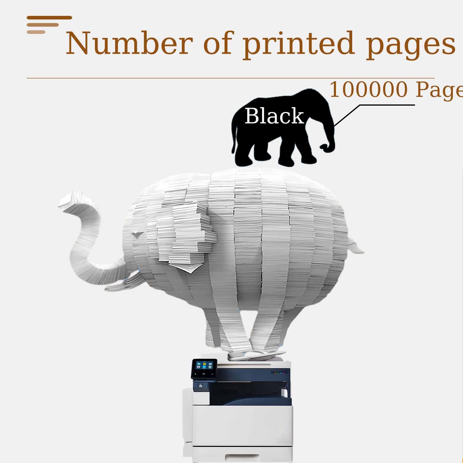 Vizoid 24B6025 Drum Unit High-Yield 100000 Pages Compatible for Lexmark XM7163 XM7163X XM7170 XM7170X XM7263 XM7270 Printer, Superior Print Clarity (Black 1PACK) 4