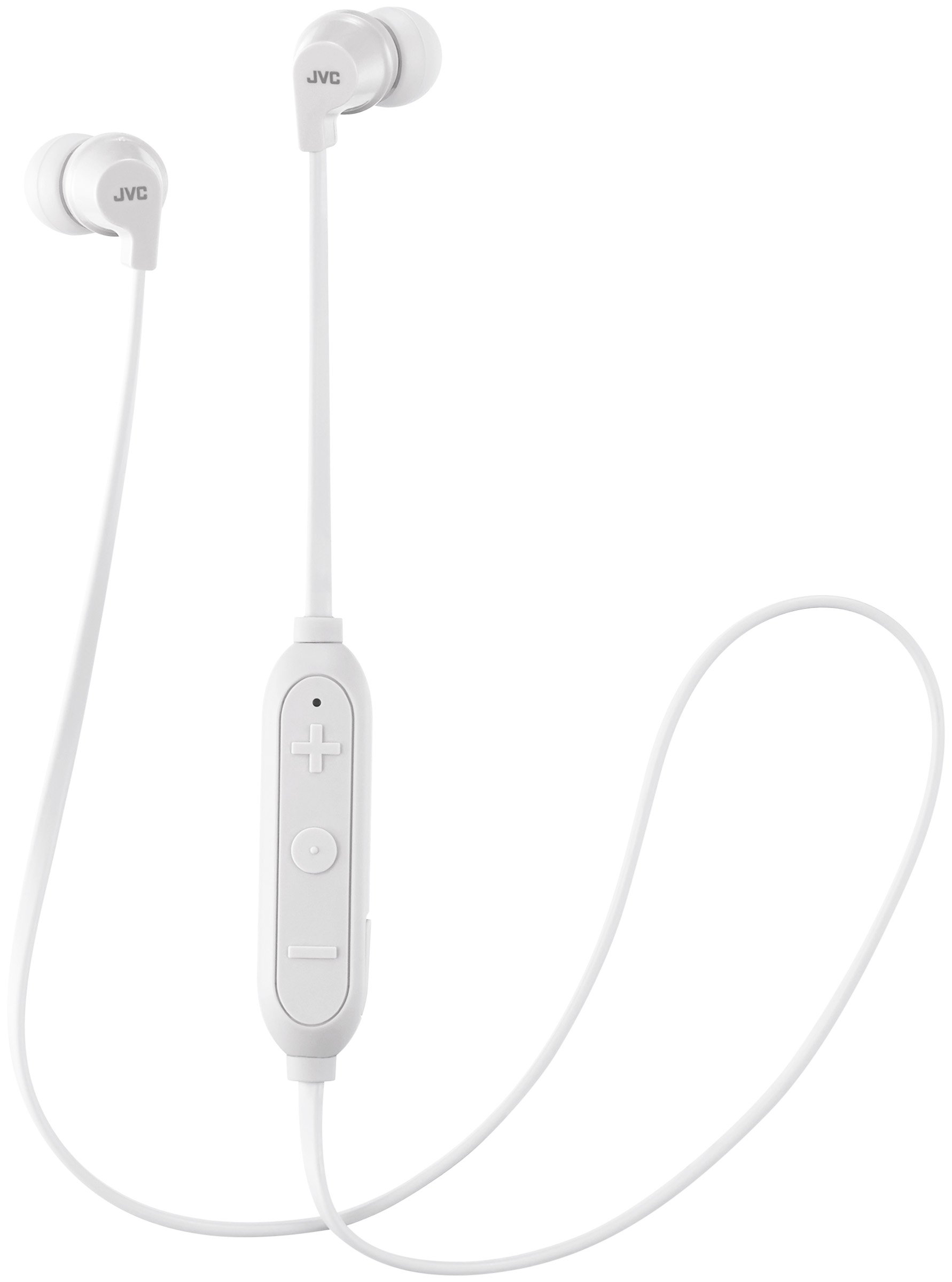 JVC HAFX21BT Powerful Sound Wireless Bluetooth in Ear Headphones - White