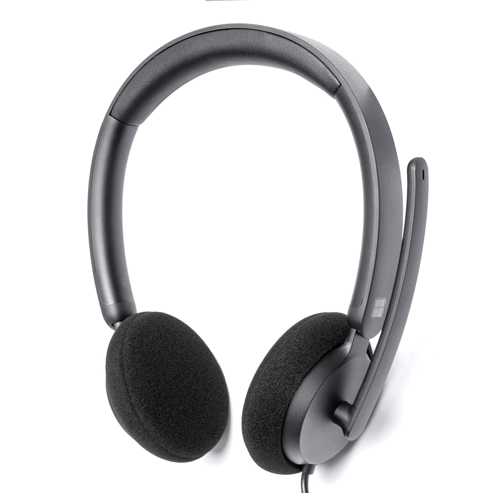 Voarmaks 5 Pairs Foam Ear Pads Cushion,Compatible with Microsoft Modern Wireless,USB-C USB-A Wired Headset,Logitech H390 H600 H609 H760 Headset,65mm,4-5mm Thickness High Density Headphone Earpads 5