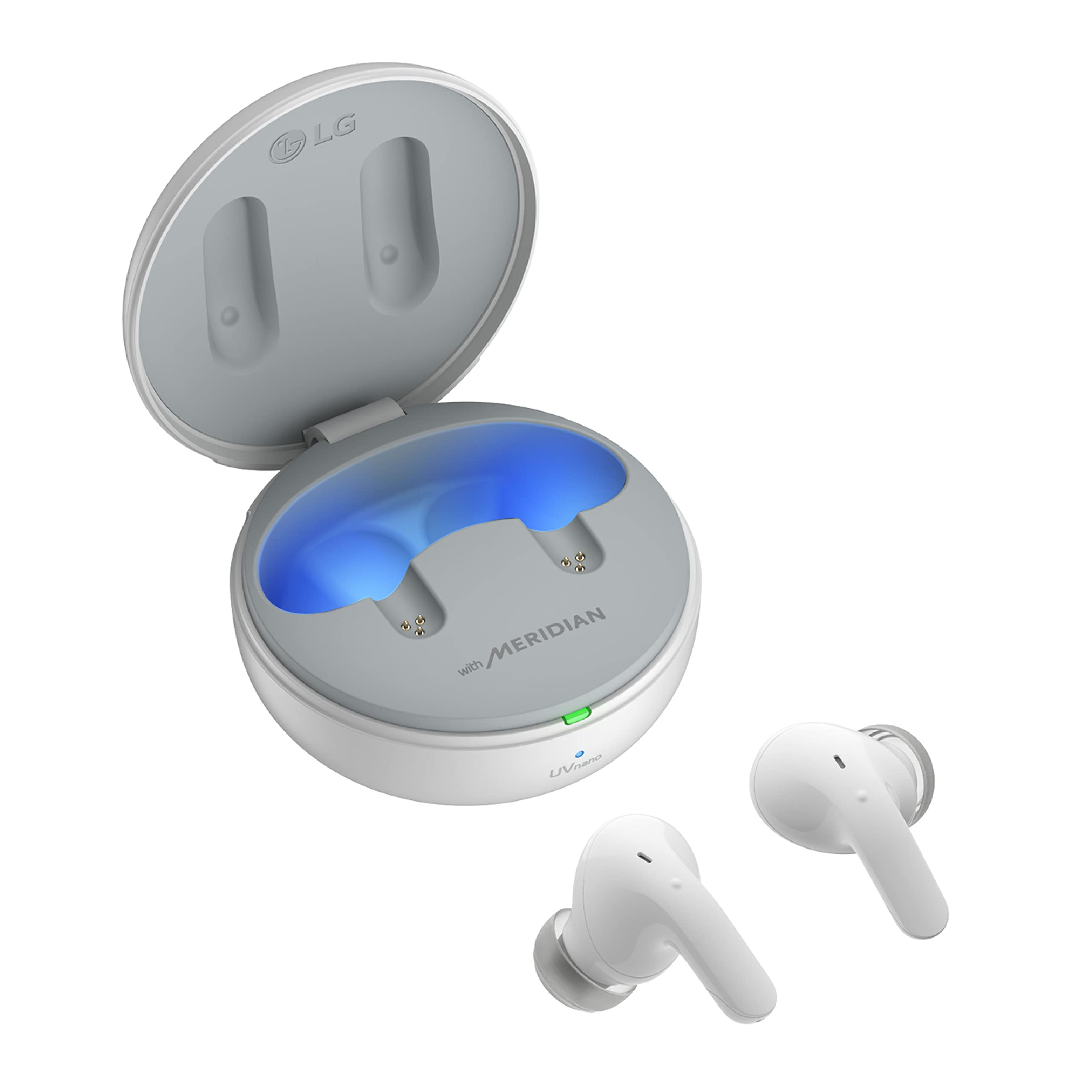 LG Tone Free T60Q - Hybrid Active Noise Cancelling True Wireless Bluetooth Uvnano+ Earbuds 1