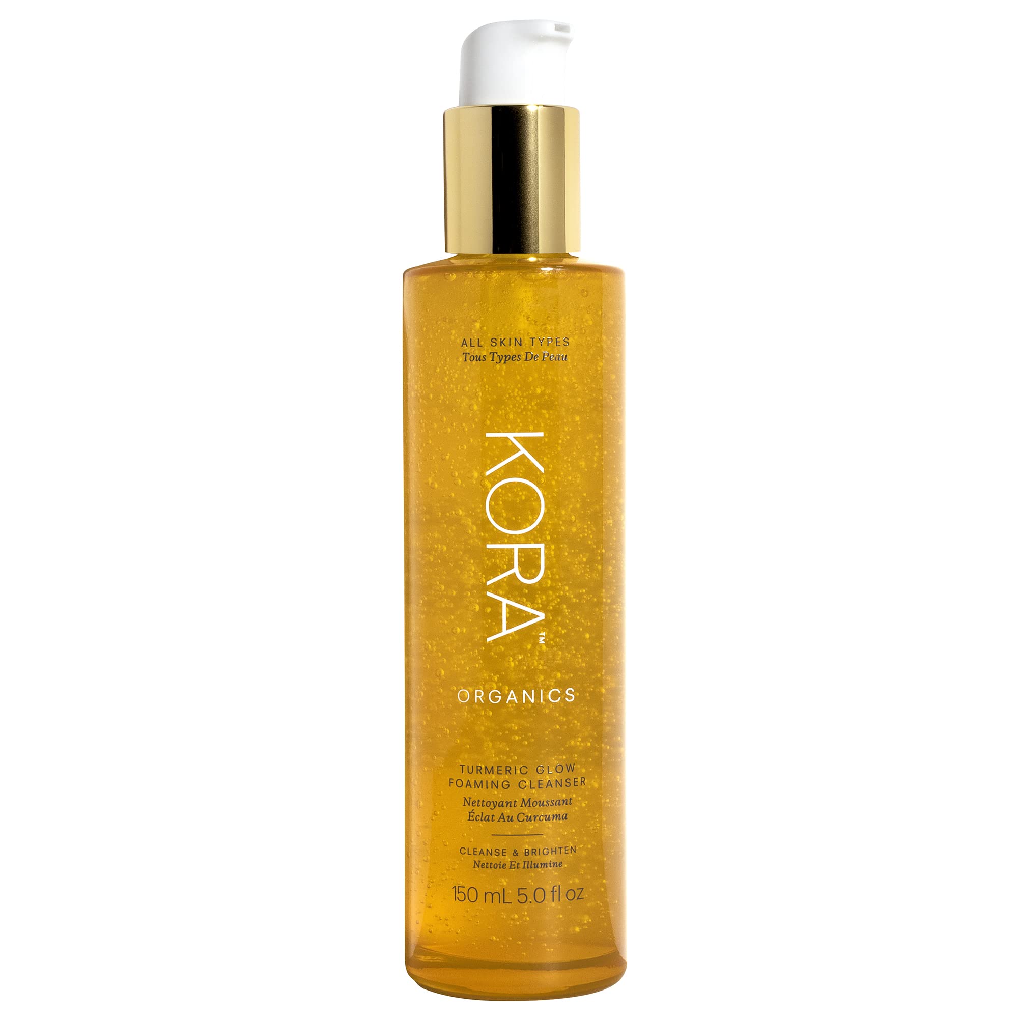 KORA Organics Turmeric Glow Foaming Cleanser, 150ml 1