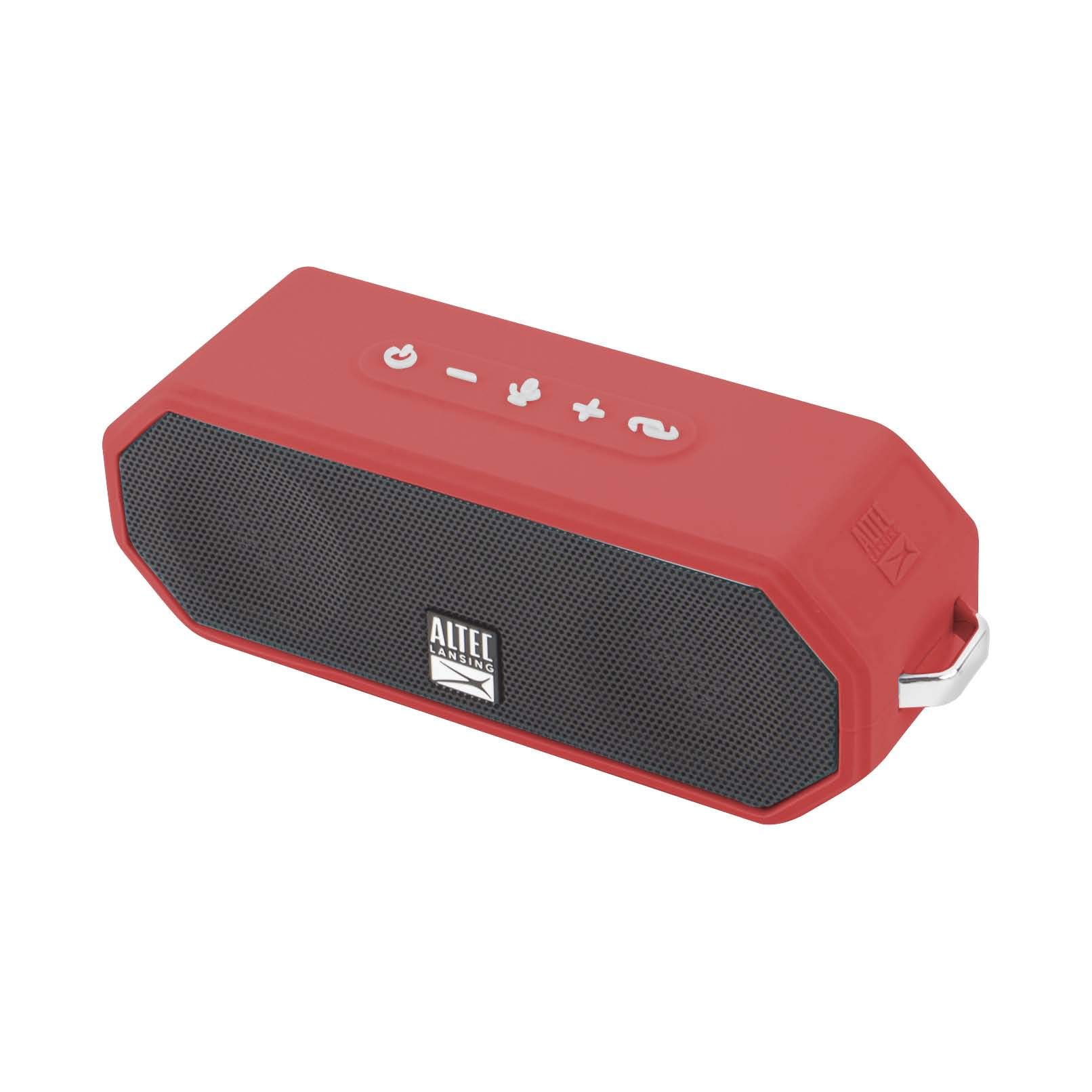 Altec Lansing LifeJacket H2O 4 - Waterproof Bluetooth Speaker, Durable & Portable Speaker with Voice Assistant, 10 Hour Battery Life & 100 Foot Range, True Red 4
