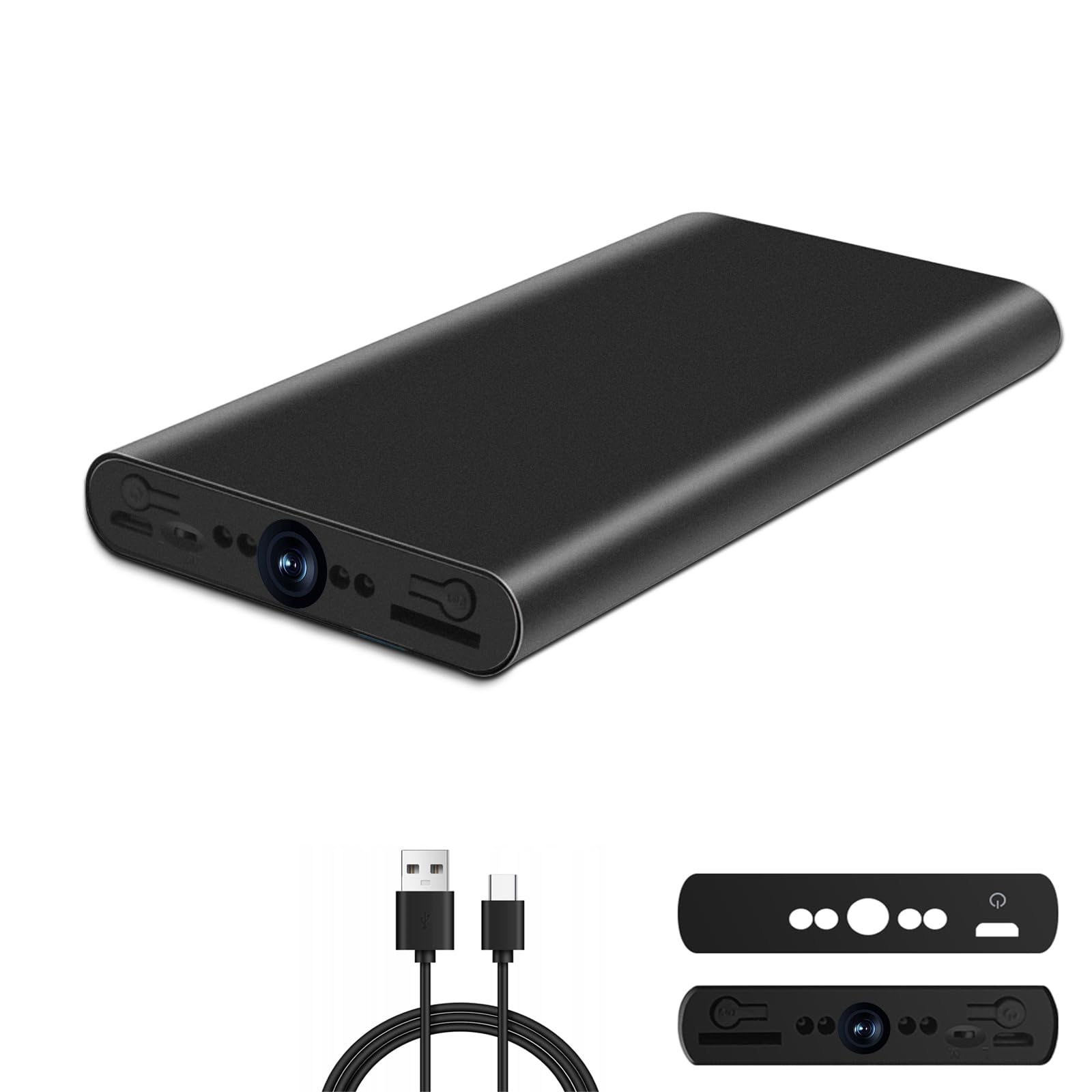 FUXGZ Mini Camera 10000 mAh Power Bank, HD 1080P Video Recorder with Motion Detection Night Vision Gravity Sensor, Security Nanny Cam, Portable Small Video Camera for Outdoor/Indoor, No Audio 1