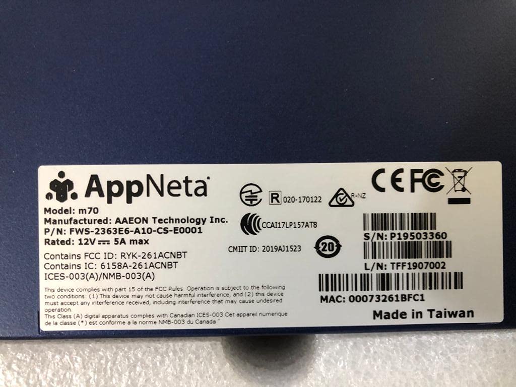 AppNeta Monitoring Point M70 5