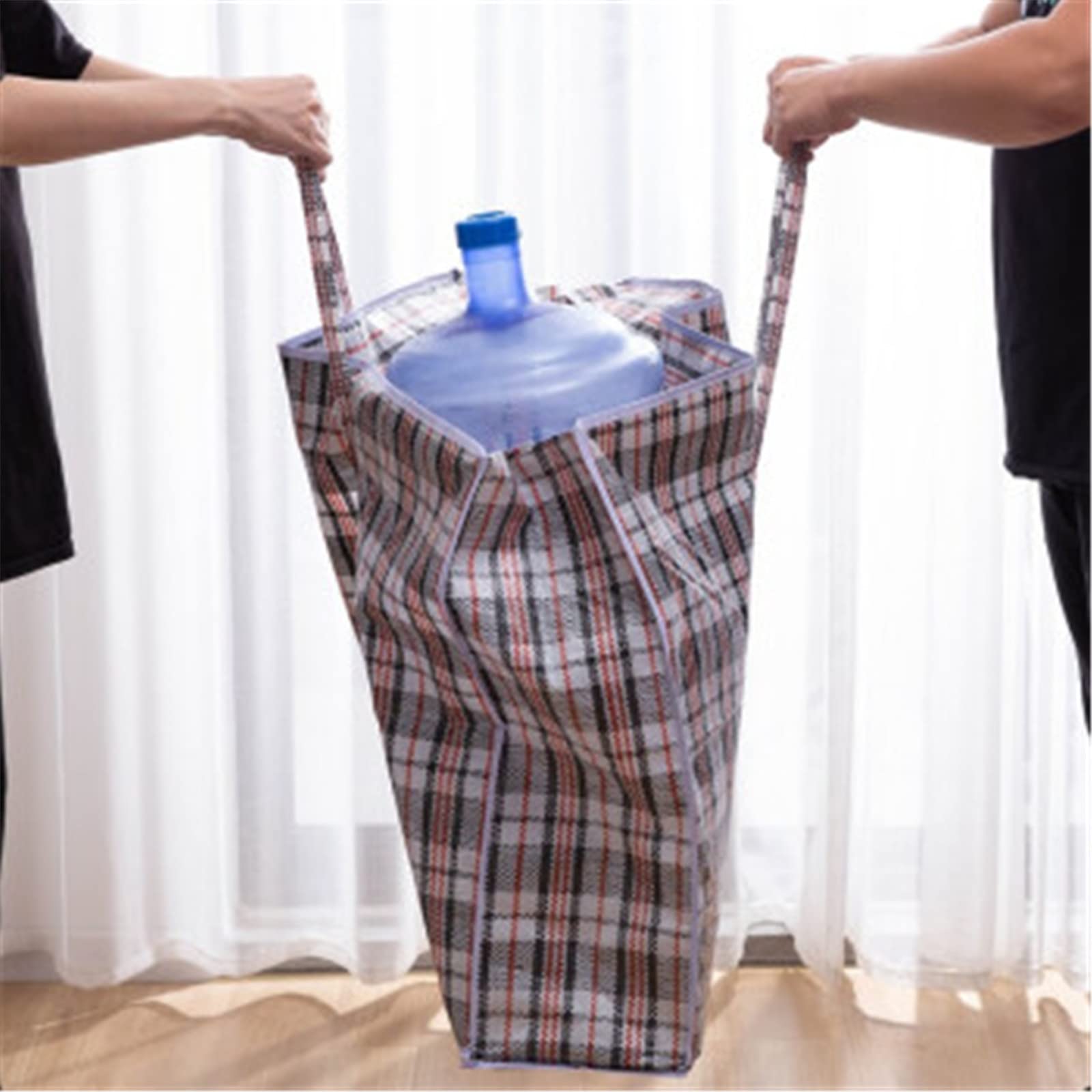 Packing Organizers 3pcs Thickened Quilt Storage Bag Woven Bag Moving Bag Luggage Storage Bag for Travel 4