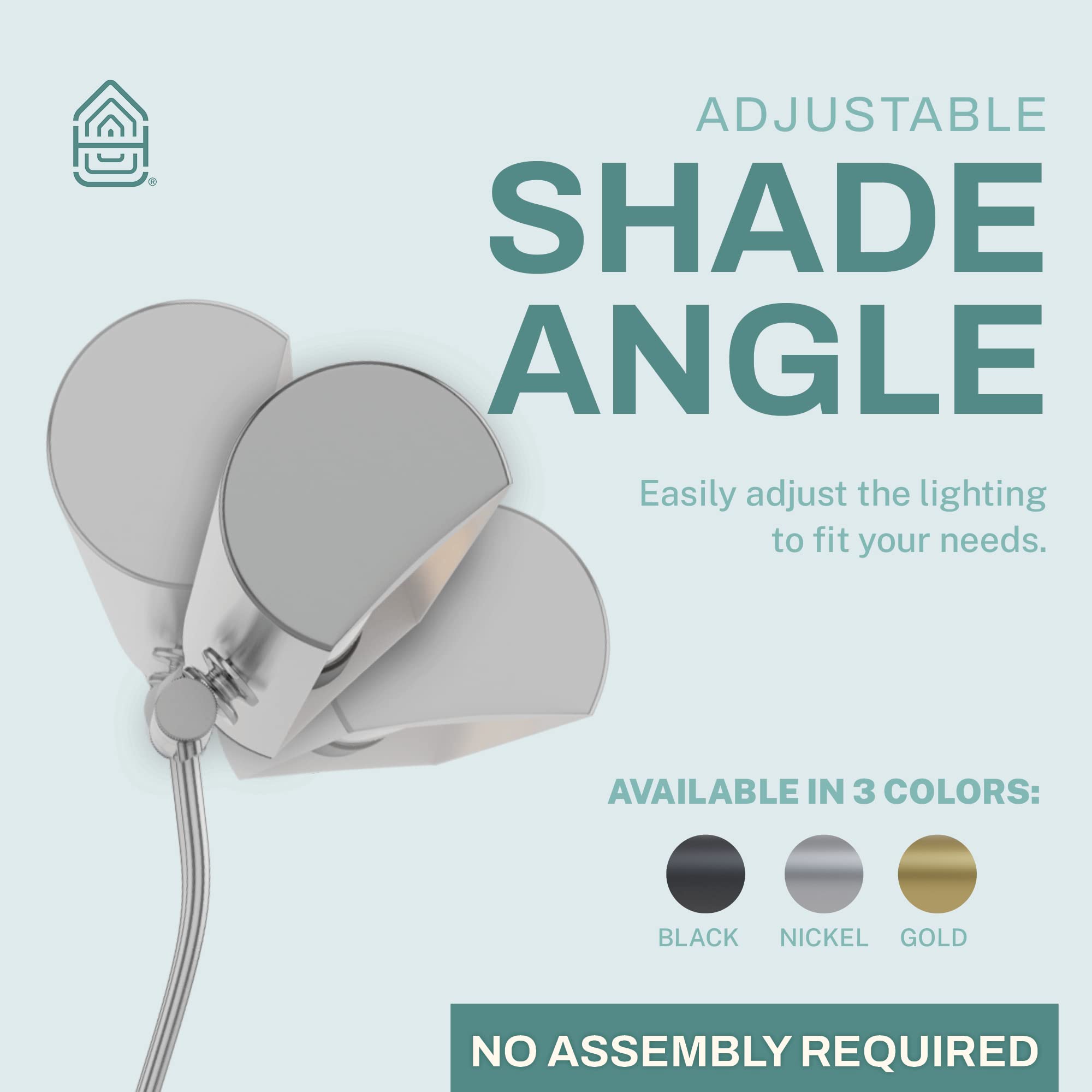 Home Intuition Classic Antique Retro Adjustable Leaning Piano Lamp Desk Light Bundle with 5 Extra LED Bulbs (Satin Nickel) 6