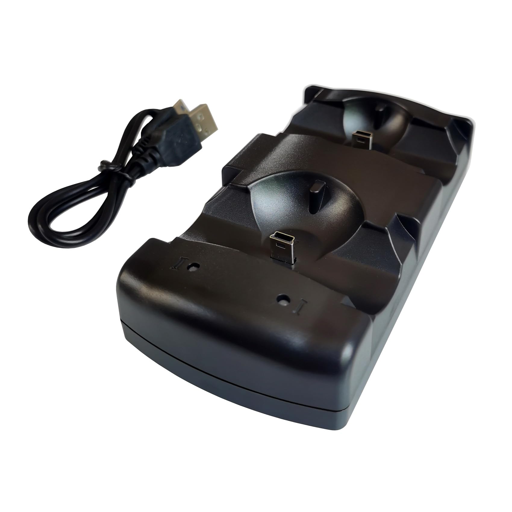 DHSKZRMJ 2 in 1 PS3 Controller Charger Station with LED Light Indicator, Charging Cable and Dock for Dual and Move Controllers 4