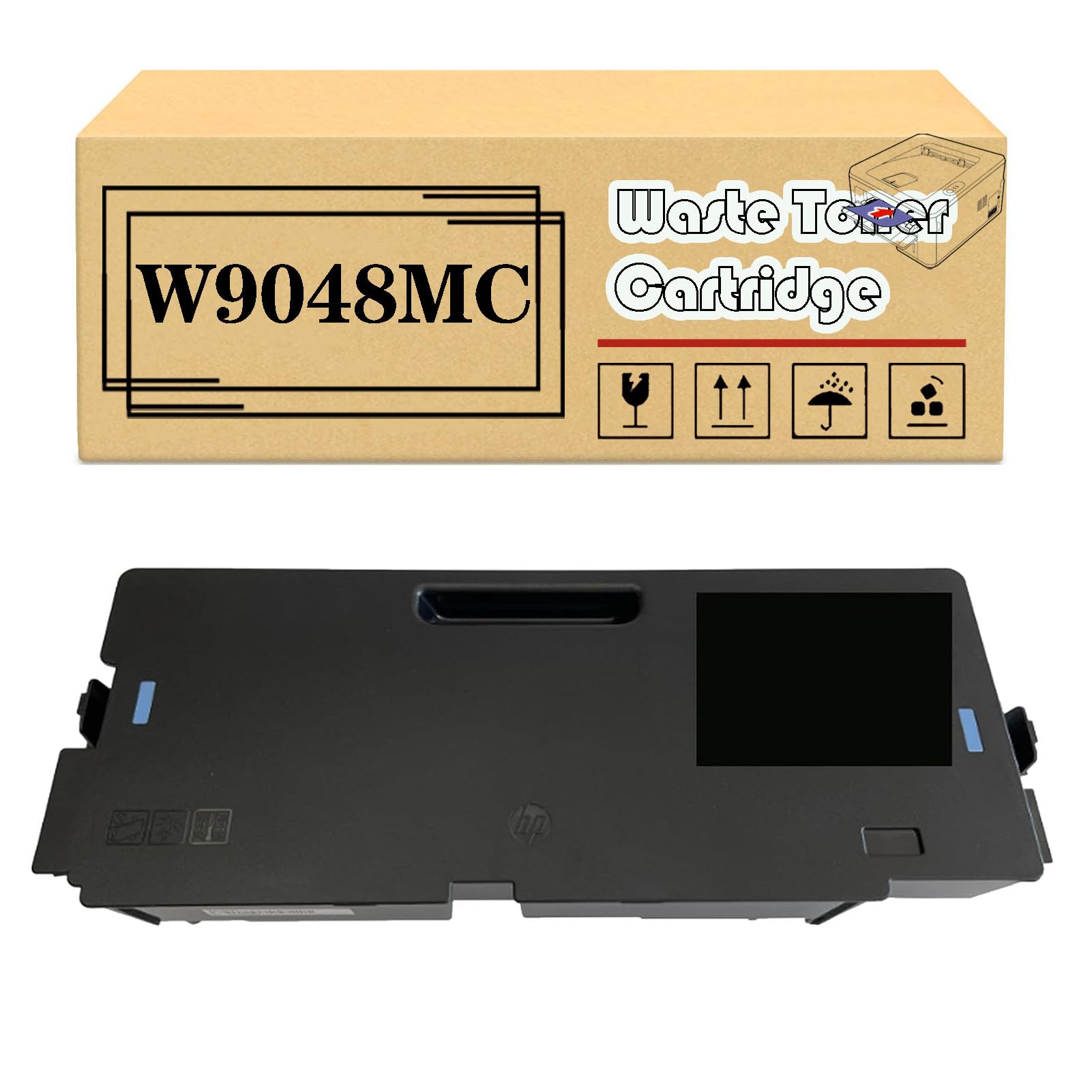 LISTWA W9048MC Waste Toner Box, Compatible for HP MFP E77822dn E77822z E77825dn E77825z E77830dn E77830z MFP E77428dn E77422dn E77422dv E77422a E77428dv Printers Black*1 1