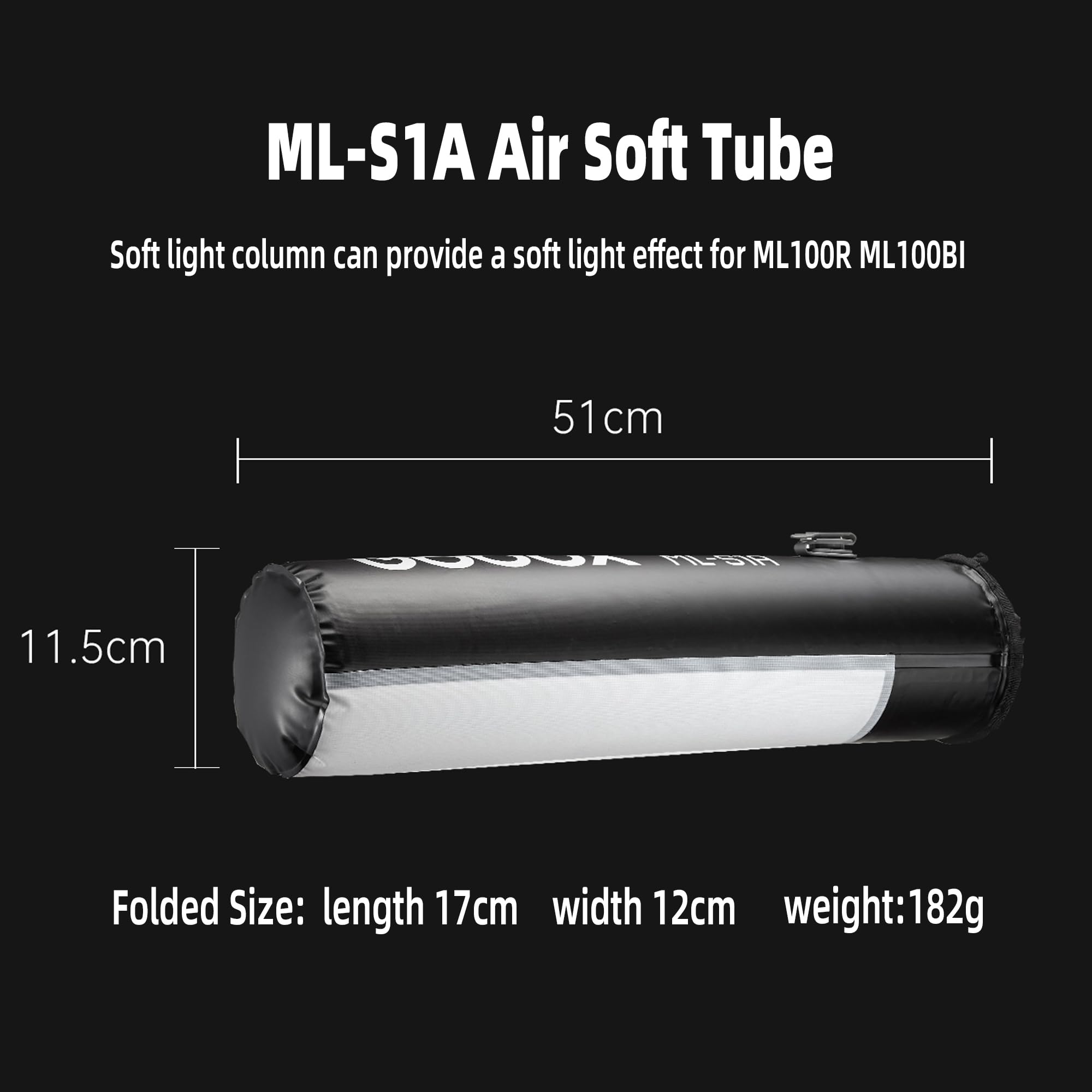 Godox ML-S1A Air Soft Tube for Godox ML100Bi ML100R Portable LED Video Lighti 3