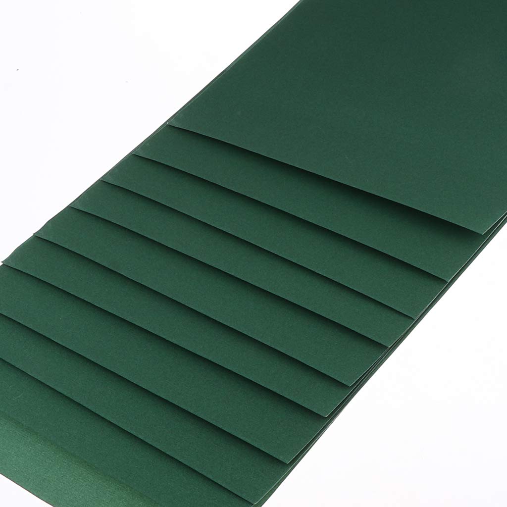HTC18 10 Sheets A4 Painting Drawing Art Sand Paper for Kids Graffiti Deep Green 4