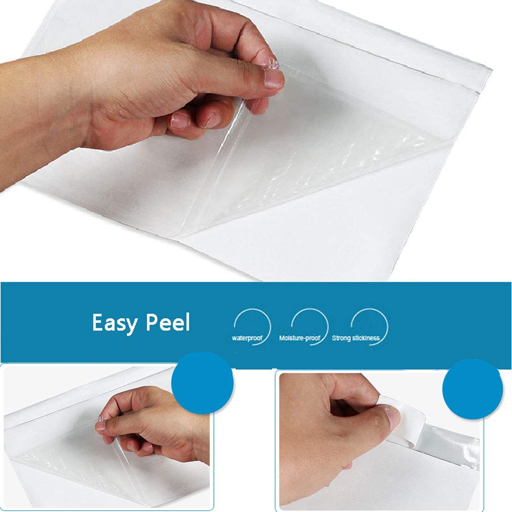 7.5" x 5.5" Clear Self-Adhesive Top Loading Packing List/Shipping Label Envelopes Pouches (500 Pack) 5