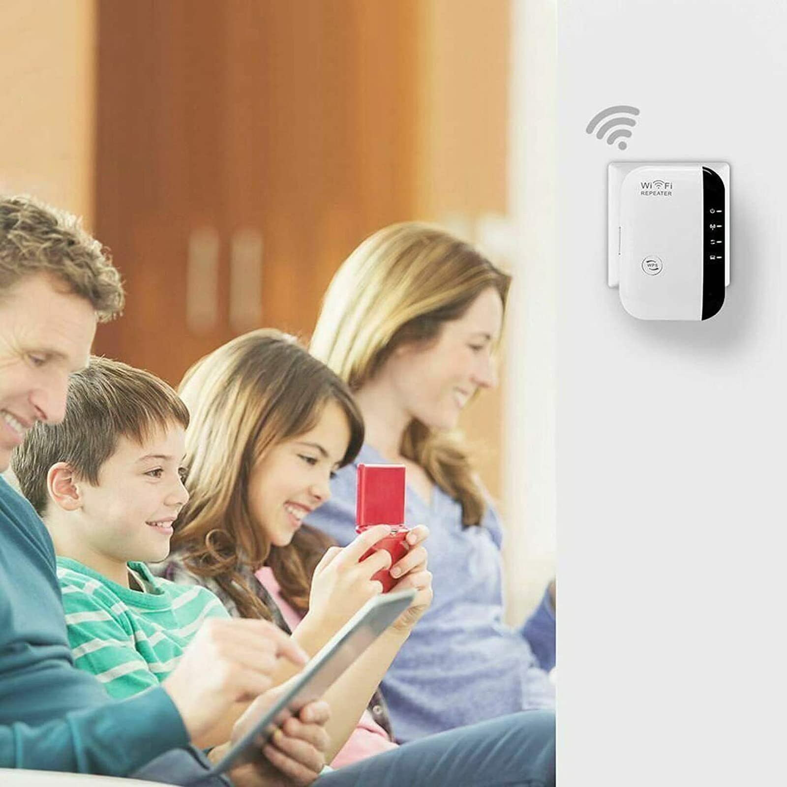 WiFi Extender Signal Booster,The Newest Generation, Wireless Internet Repeater, Long Range Amplifier with Ethernet Port, Access Point 1