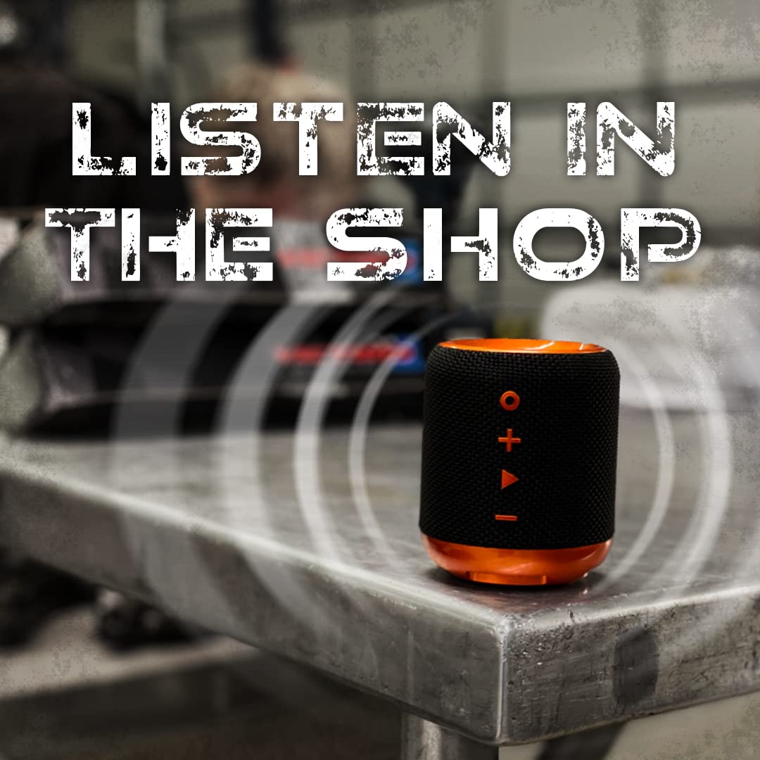 Zompers Pure-Hypr Audio SS-100 Sasquatch Sound Weatherproof Speaker | Portable Bluetooth Speaker | Powerful Bass, Built in FM Radio, Rugged, Hours of Enjoyment | White 3