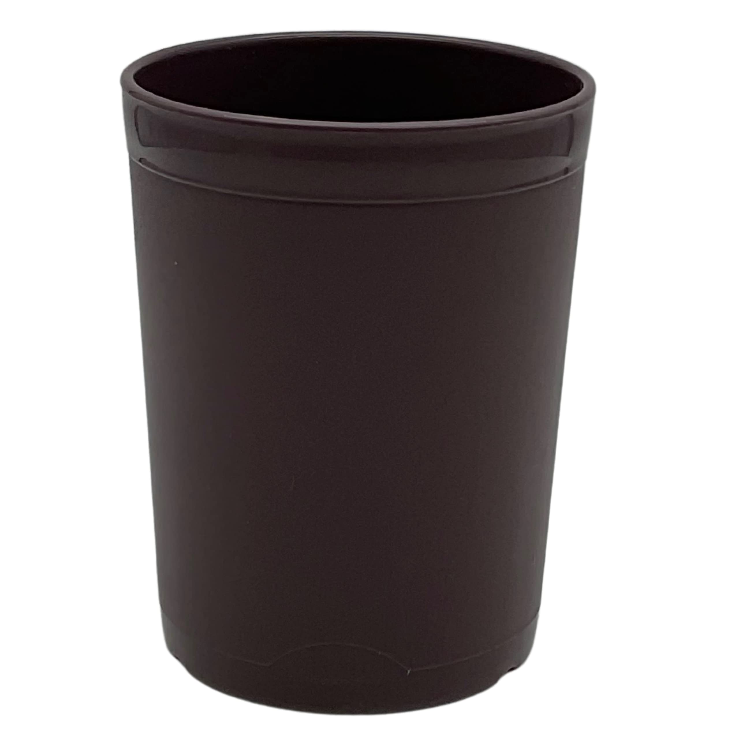 Cook's Brand Short Tumbler Cups, 12 Oz. Capacity, Co-Polymer, Brown, (Case of 48) 1