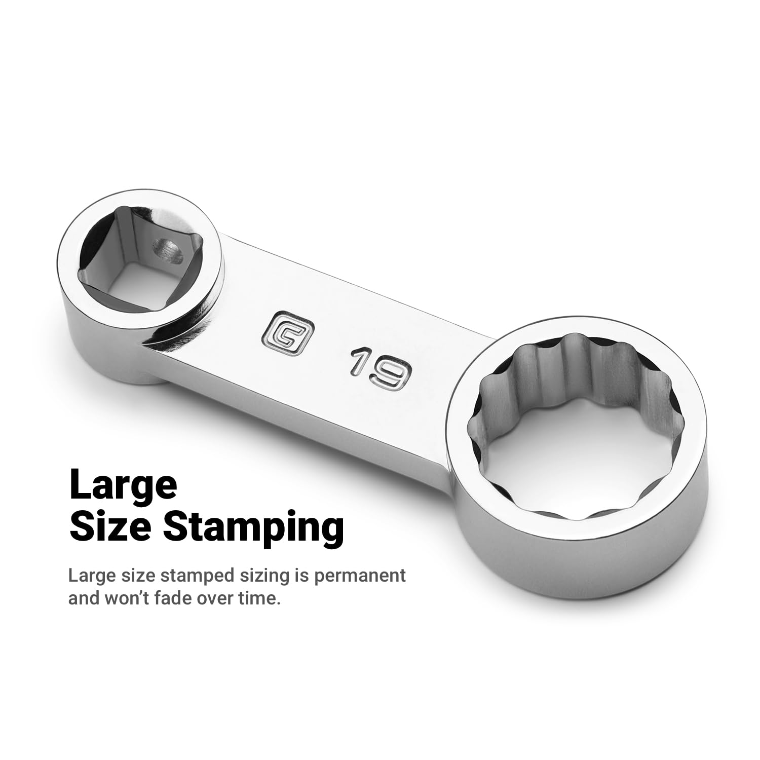 Capri Tools 1/2 in. Drive 21 mm Torque Adapter, 12-Point Box End 6