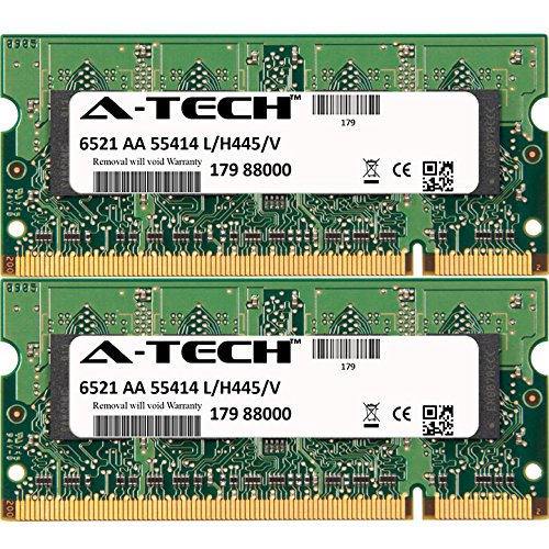 A-Tech 2GB KIT (2 x 1GB) for Apple PowerBook Series G4 1.67GHz (15-inch) (Hi-Res DDR2) G4 1.67GHz (17-inch) (Hi-Res DDR2). SO-DIMM DDR2 Non-ECC PC2-4200 533MHz RAM Memory.