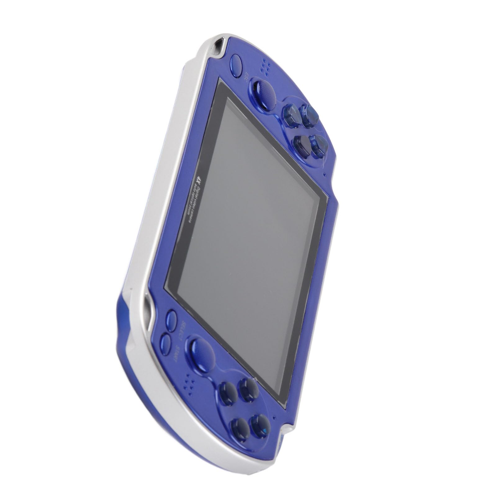 Classic Game Console - 4.3inch HD Screen Retro Game Console - Handheld Video Game Console with Dual Joystick Buttons and Built in 3000 Games for TV (Blue) 6