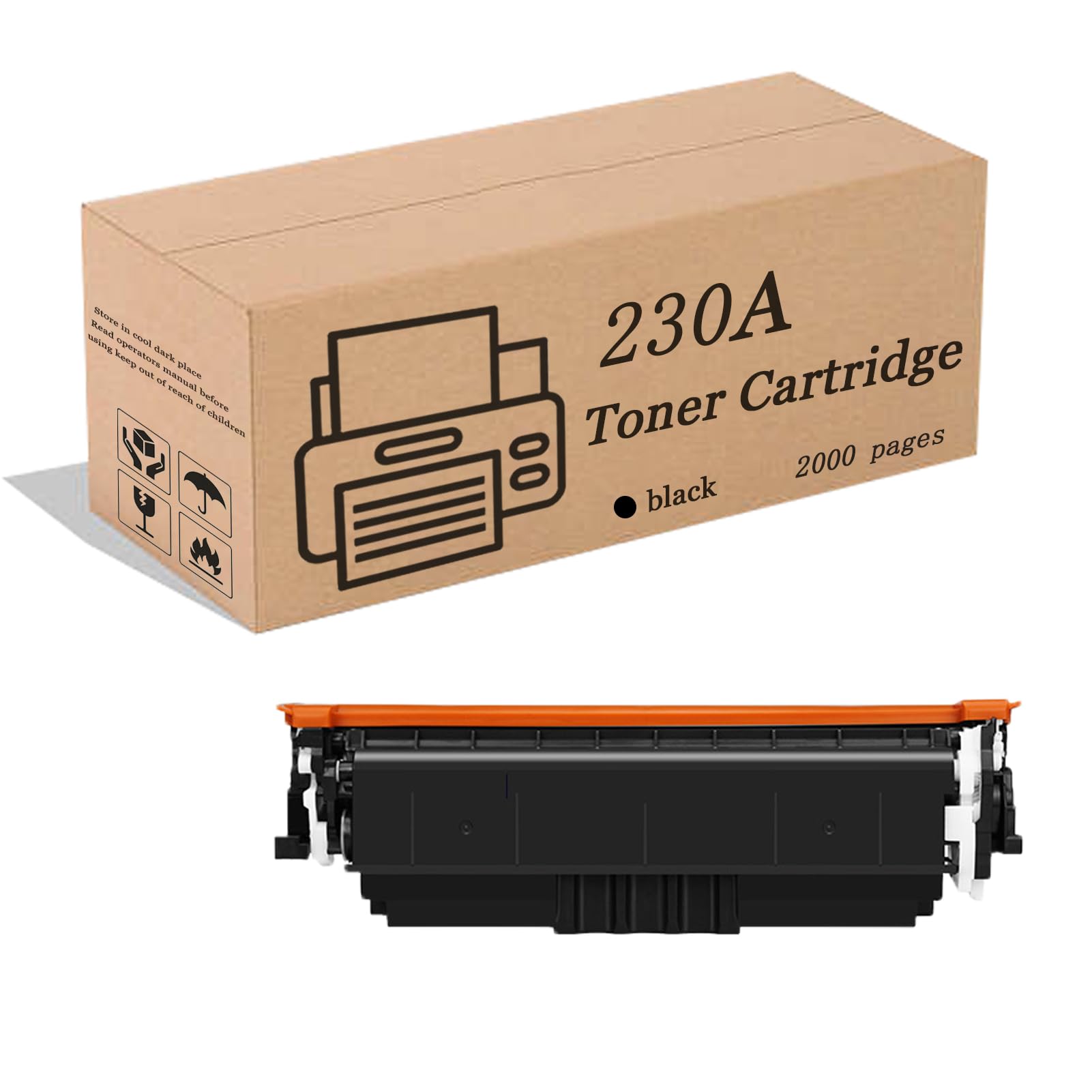 for HP 230A Toner Cartridge Replacement Compatible for Color Laserjet Pro 4203dw MFP 4303fdw Printer 1 Black 1