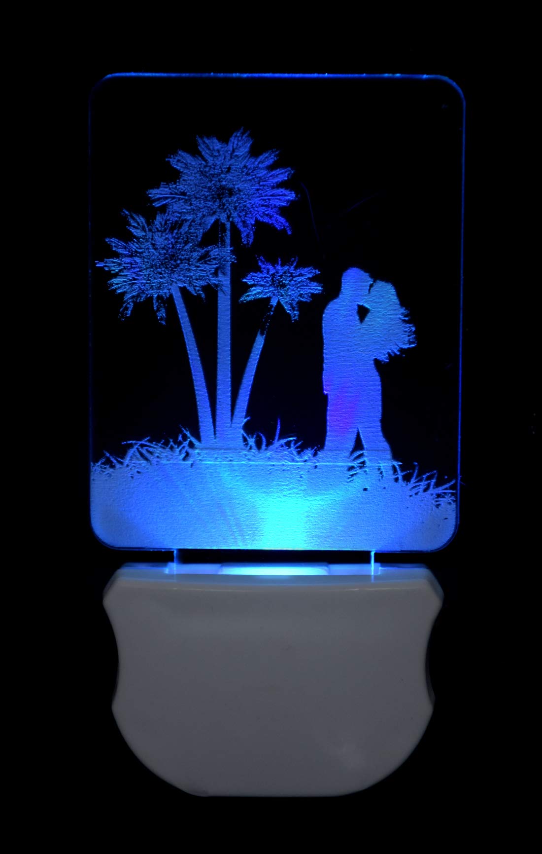 G Gojeeva The Couple 3D Illusion Night Lamp Comes with 7 Multicolor and 3D Illusion Design Suitable for Room,Drawing Room,Lobby (Pack of 2) 6