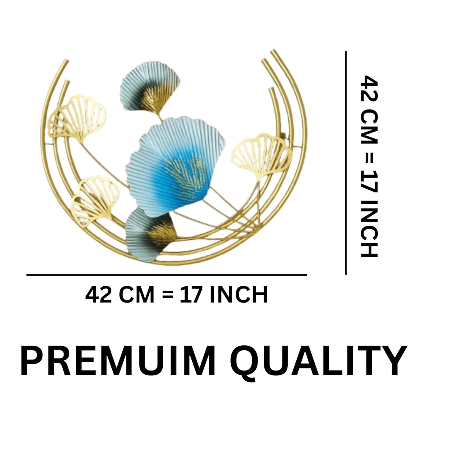 FUNTEREST Metal Wall Art for Home Decor-Home Decoration Items for Living Room&Bedroom-Stylish Wall Decor for Bedroom Living Room Dining/Office Farm Items 42cm 3