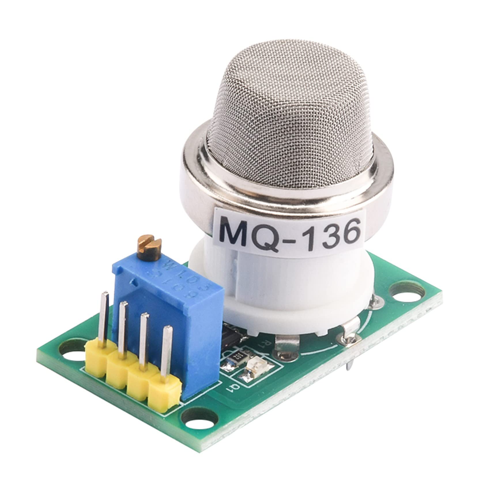 Pasuihcay MQ136 Hydrogen Sulfide Gas Sensor Module H2S Gas Detection Sensor Module High Sensitivity Sensor Module, Green 1