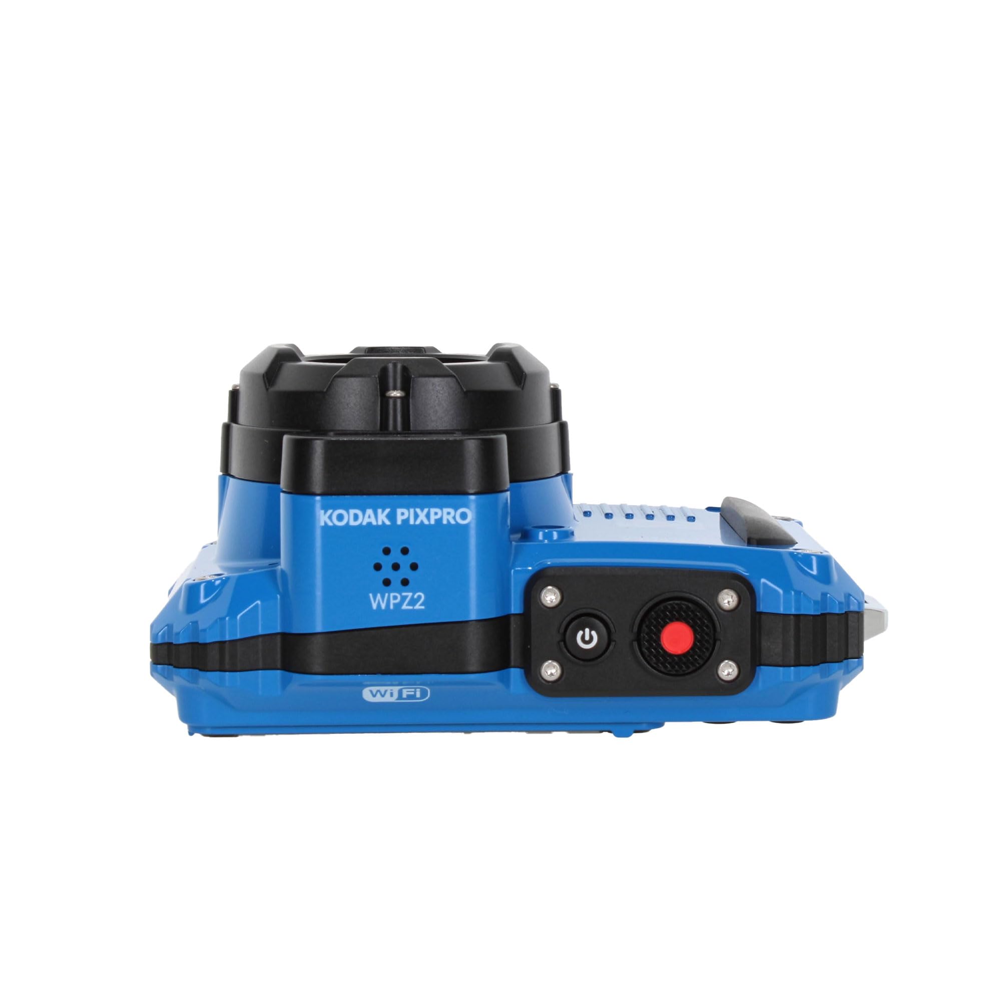 KODAK PIXPRO WPZ2 Rugged Waterproof Shockproof Dustproof WiFi Digital Vlogging Camera 16MP (Blue) Bundle with 32GB Memory Card + Vlogger Tripod + Bag + Cleaning Kit + More Accessories 4