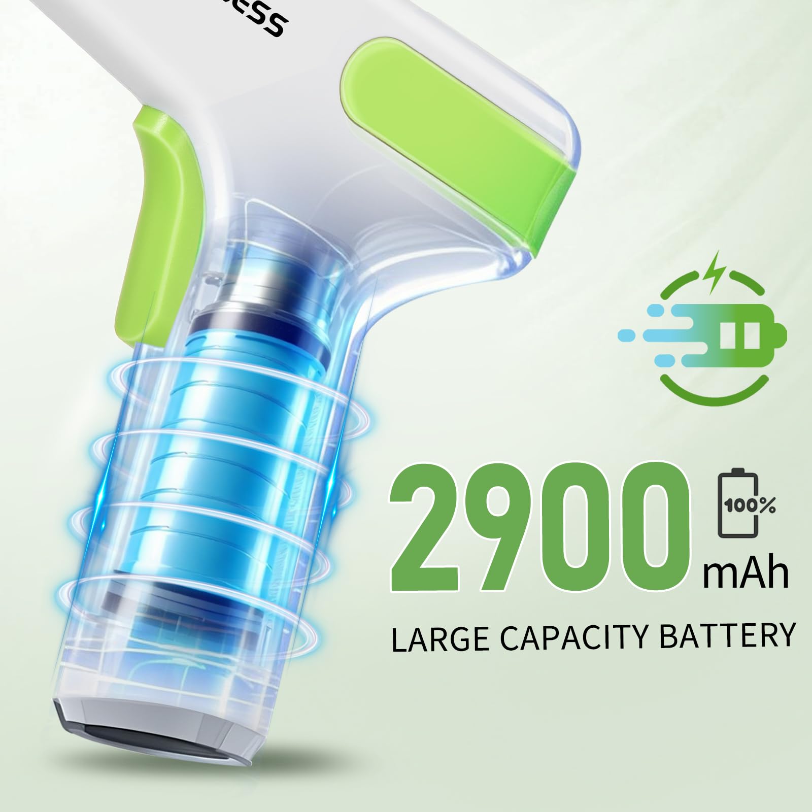 WorkBless Cordless Hot Glue Gun with 20 Glue Sticks & Leak-Proof Nozzle, 2-3 Min Fast Heating, 2900mAh Rechargeable Battery for DIY Crafts, Home Repairs, Woodworking & Art Projects 4