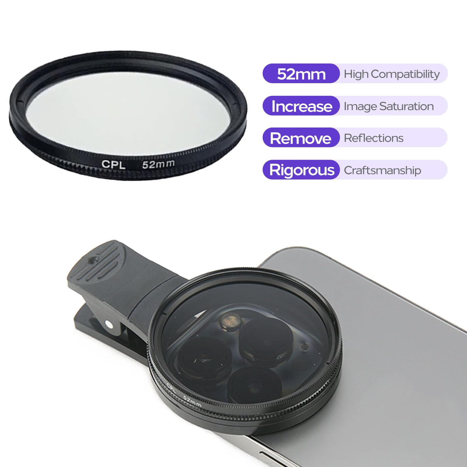 Tattoo Light Kit - Usiriy LED Tattoo Photography Video Lights with LED Beads and CPL Filter Lens Remove Photo Glare Tattoo Equipment and Supplies for Taking Tattoo Photos 4