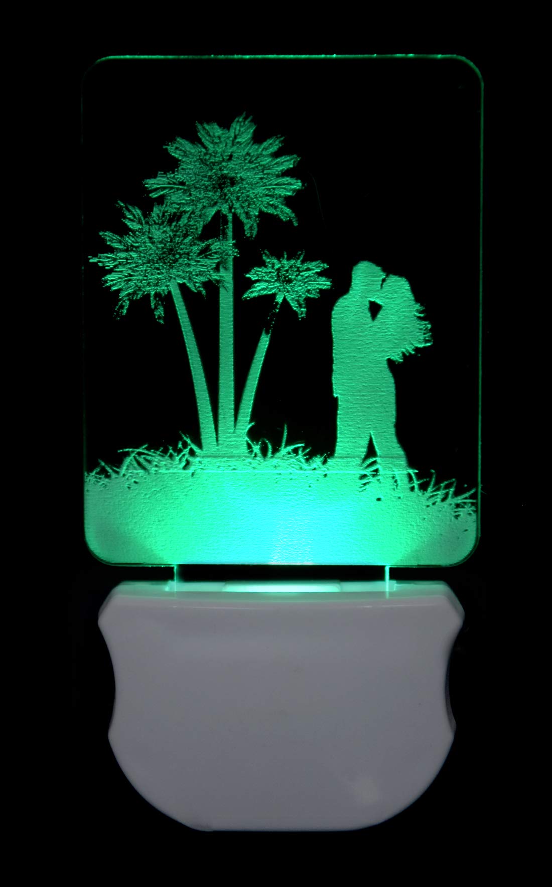 G Gojeeva The Couple 3D Illusion Night Lamp Comes with 7 Multicolor and 3D Illusion Design Suitable for Room,Drawing Room,Lobby (Pack of 2) 2