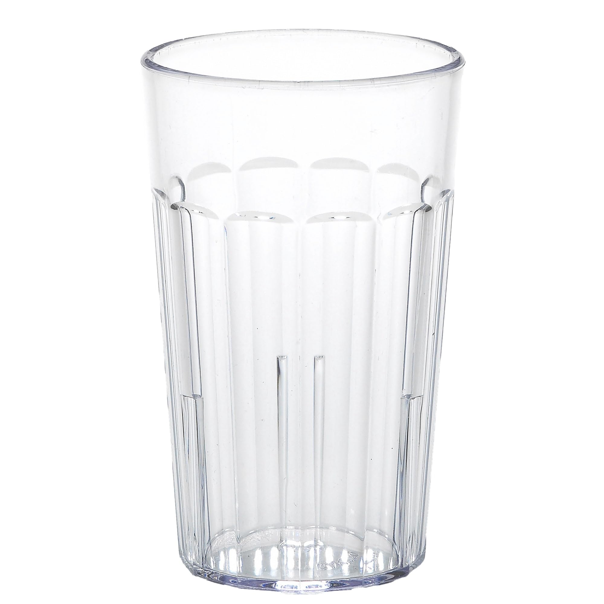 Cambro NT10152 Newport Clear 10 Oz. Fluted Tumbler - 36 / CS 1