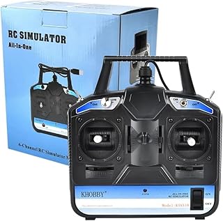 ROBOMALLS™ FLYSKY FS-SM600 6CH USB Powered Controller with SuperSimX Simulator (Mode 2) 1