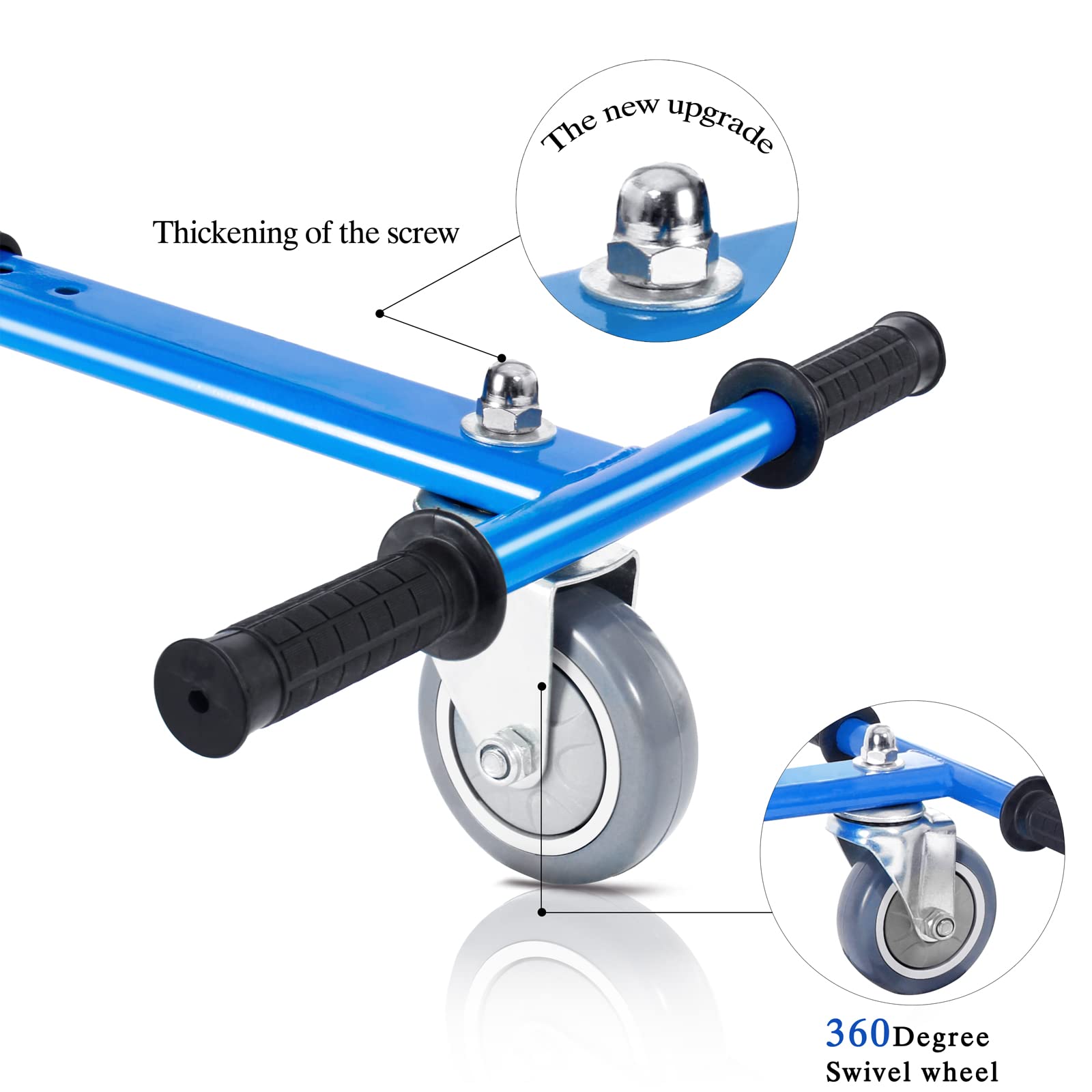 mingto Hoverboard Seat Attachment- Go Kart Adjustable Frame Length Hoverboard Attachment for 6.5" 8" 10" Hoverboard Self Balancing Scooter & Ideal Gift for Kids&Adults 4