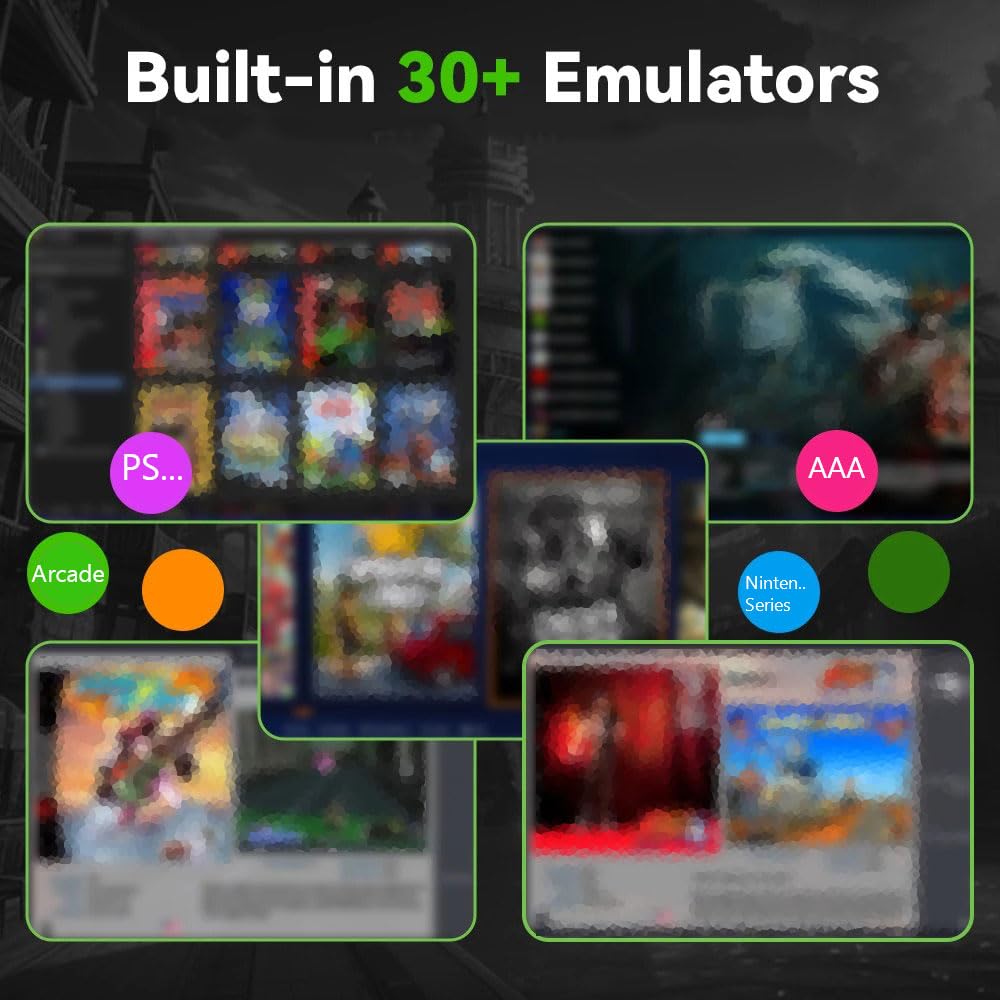 Retro Gaming Console HDD with Built in 17,399 Games, 3T Emulator Console HDD Preloaded 3 Game System, Plug and Play Video Games Emulator Hard Drive 5