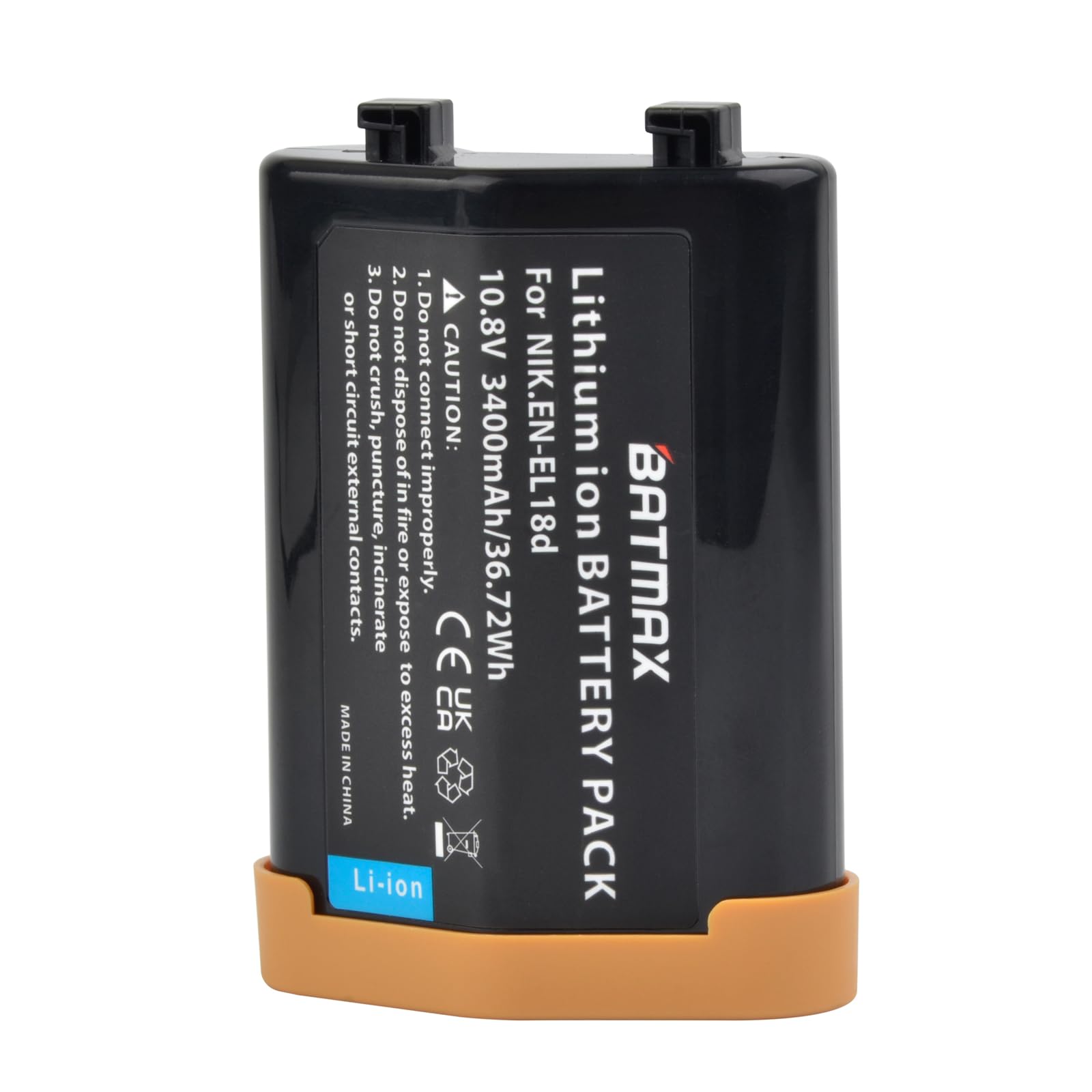 Batmax 3400mAh EN EL18d Battery for Nikon EN-EL18d Nikon D5, D6, Z9, D4, D4S Cameras 5