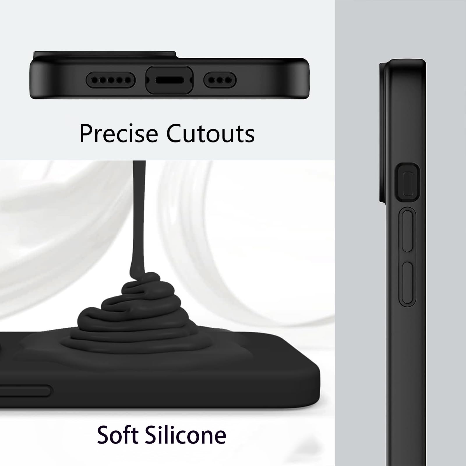 DHYYDSQZ for BLU View 5 Pro Phone Case for BLU View 5 Pro B170D with Cute Art Cat Design Slim Shockproof Soft TPU Silicone Cover [Square Edges] [Camera Protection] Case for BLU View 5 Pro 6.75" 2024 4