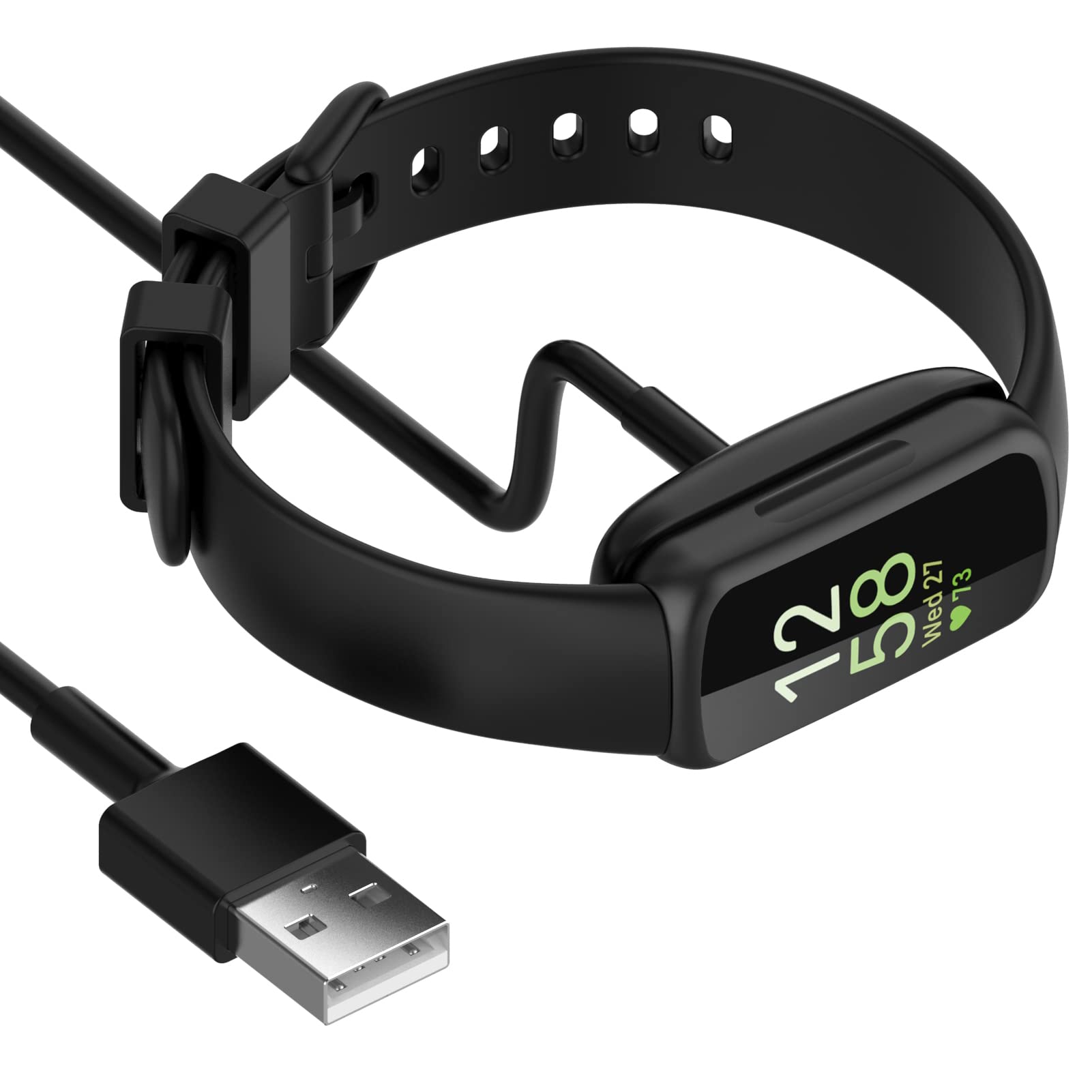 LOKEKE Compatible with Fitbit Inspire 3 USB Charging Cable, Replacement USB Charger Charging Cable Dock Compatible with Fitbit Inspire 3 5