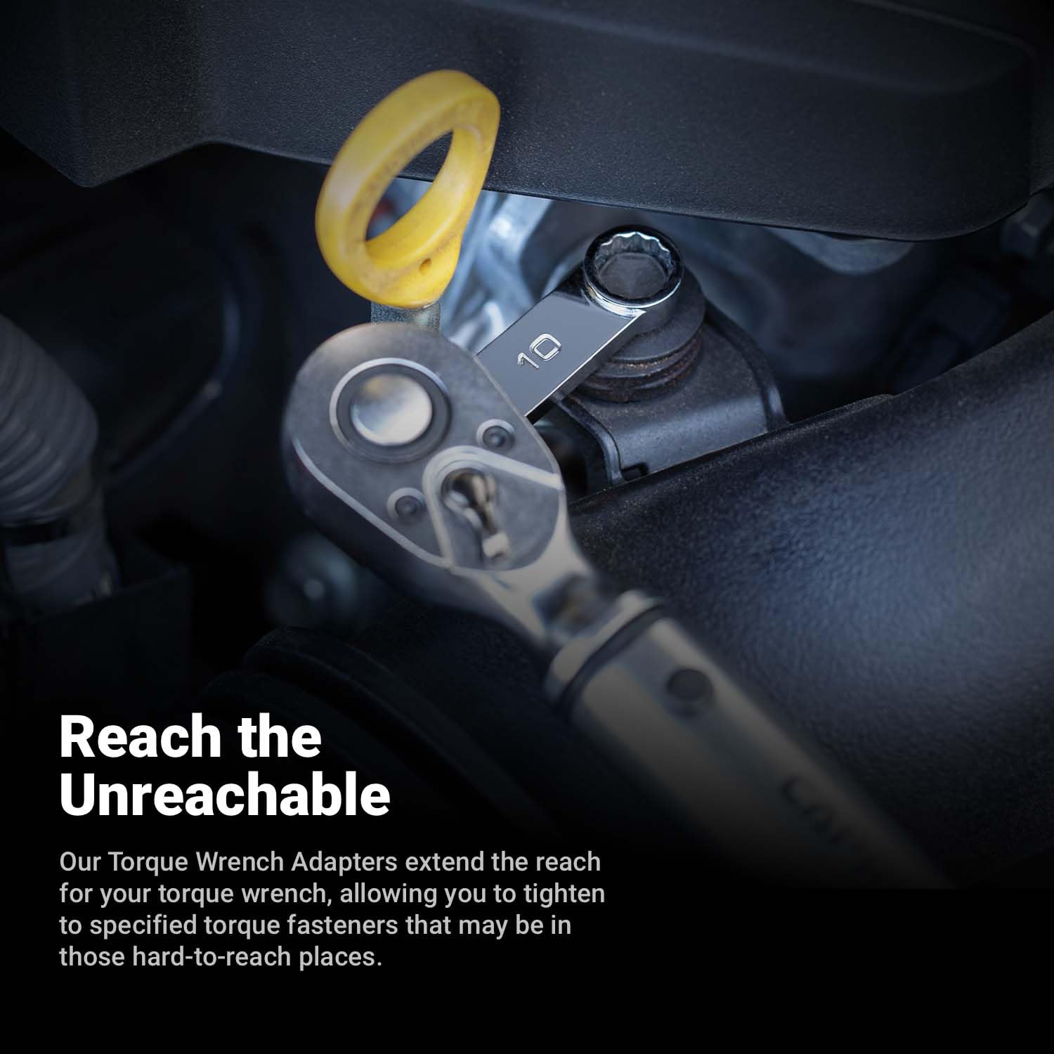 Capri Tools 1/2 in. Drive 21 mm Torque Adapter, 12-Point Box End 3