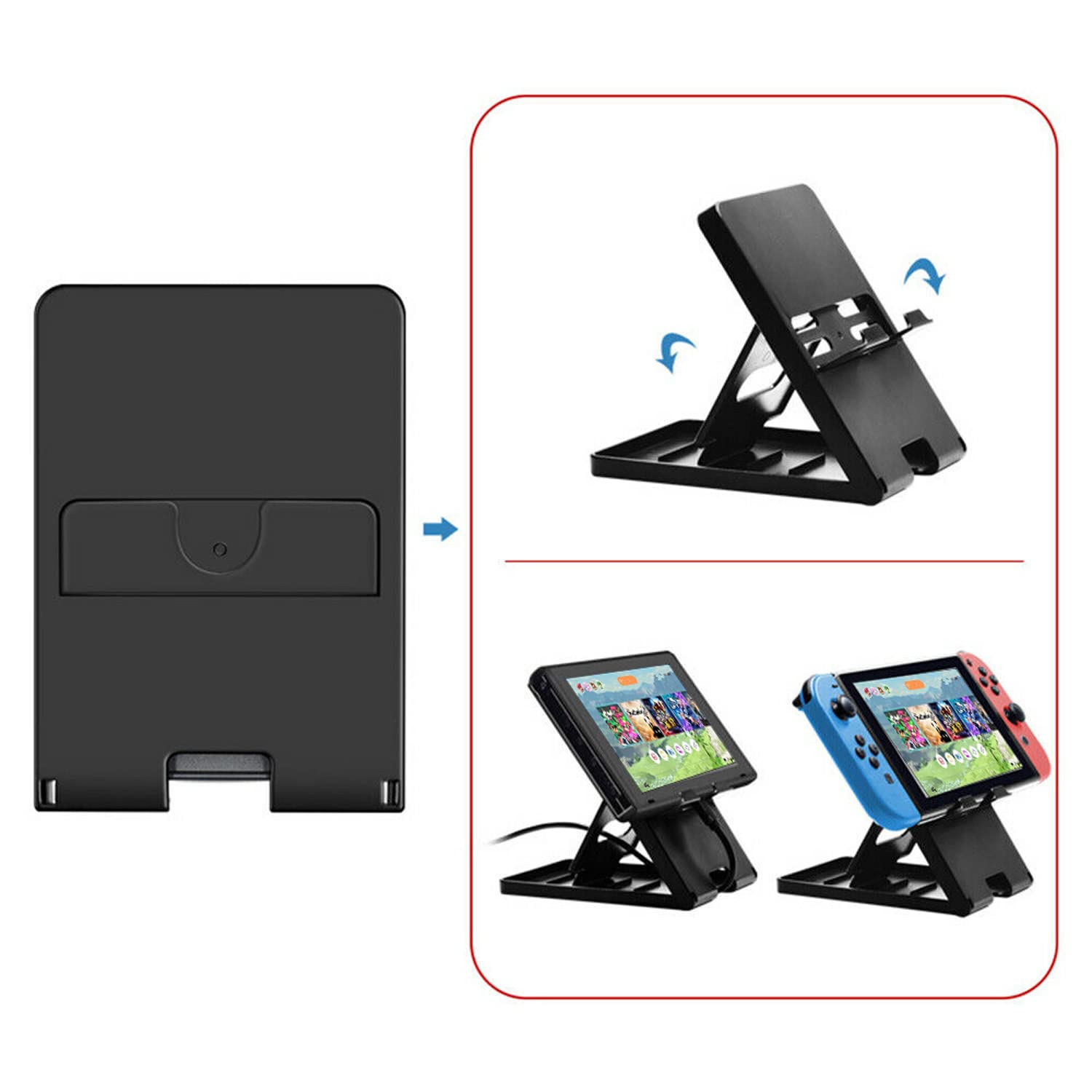 for Nintendo Switch Foldable Desktop Holder Playstand Mount Stand Bracket 5