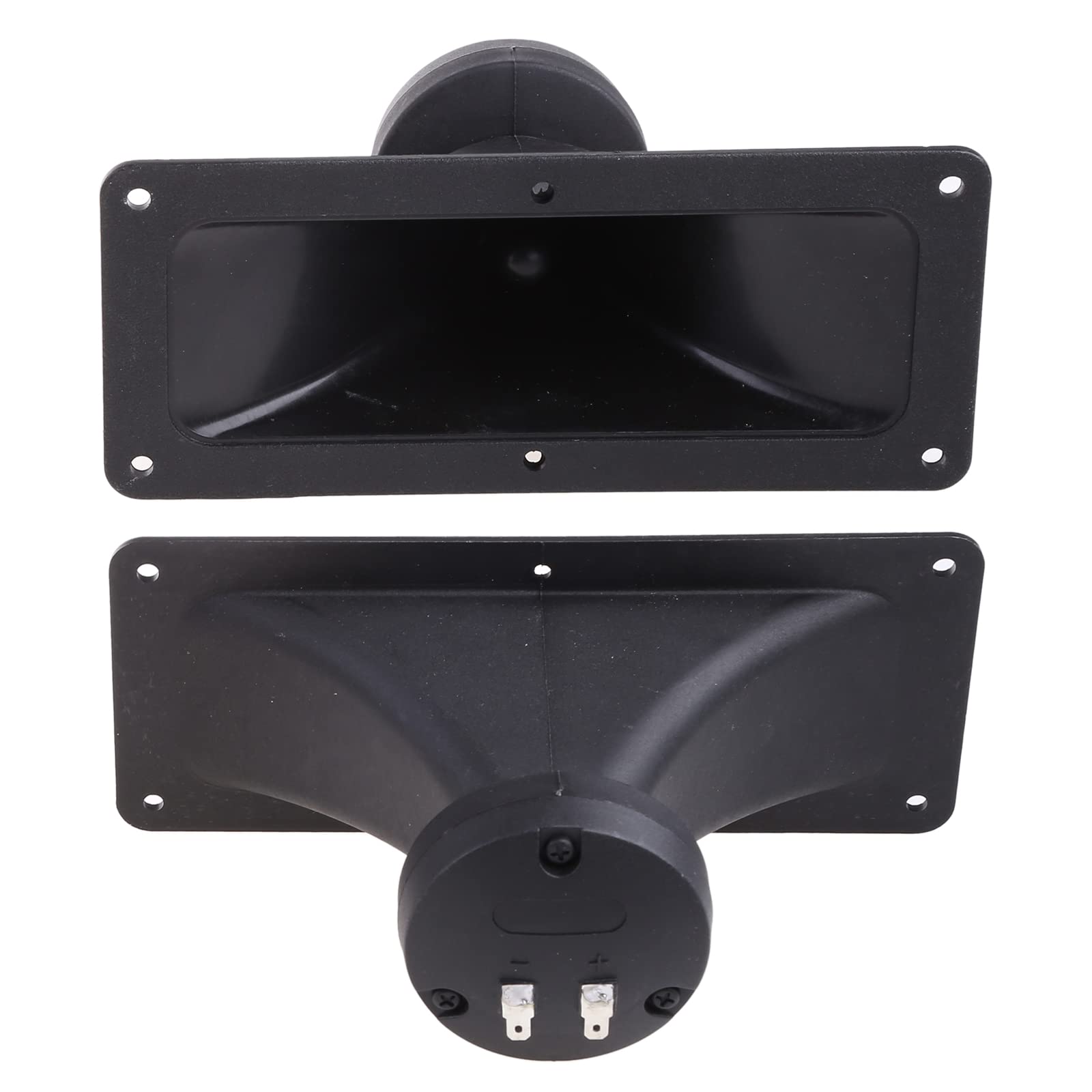 QIXIAMO Tweeter Loudspeaker Piezoelectric Buzzer Ceramic reble Rectangle Speaker Wide Dispersion Horn weeter Accessories, 18.8×7.85cm, Black 3