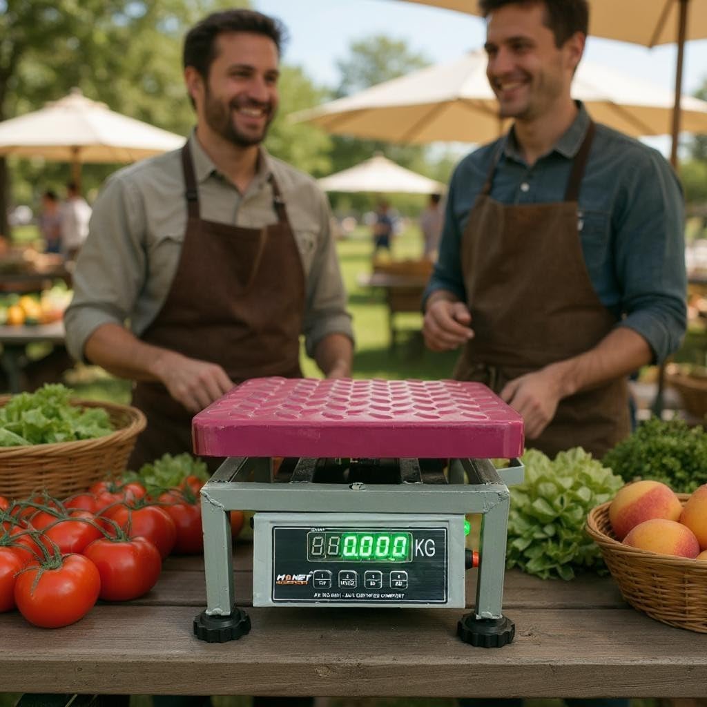 50Kg Portable Smart and Stylish; Mild Steel ; 10 * 10 Inches with 2 days Battery Backup 6