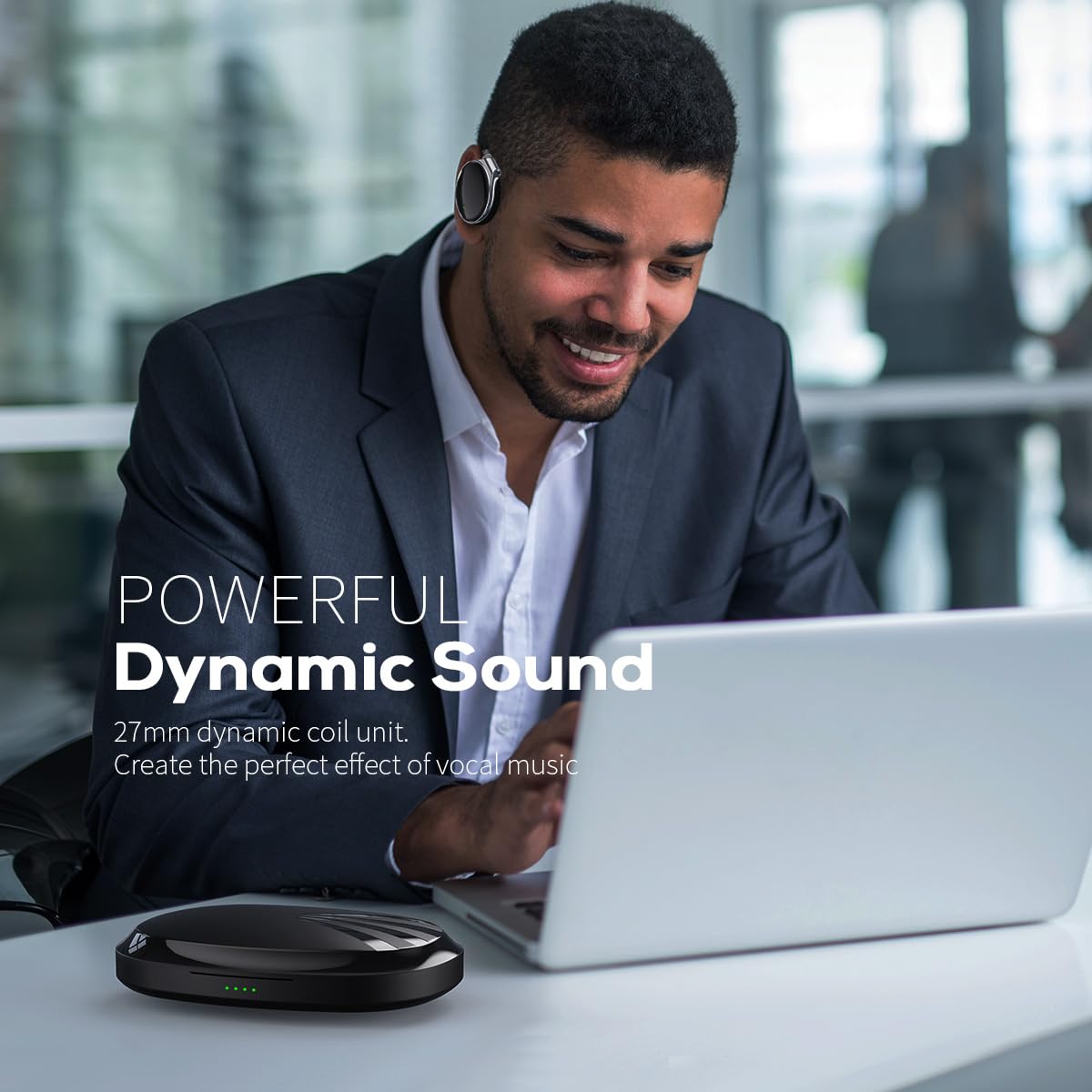 BEVCEFCC Open Ear Headphones Wireless 52hrs Bluetooth 5.4 Over Ear Hooks Headphones Earbuds with Microphone Ear Clip Headphones Simultaneously Connect 2 Devices Clip on Earphones 5