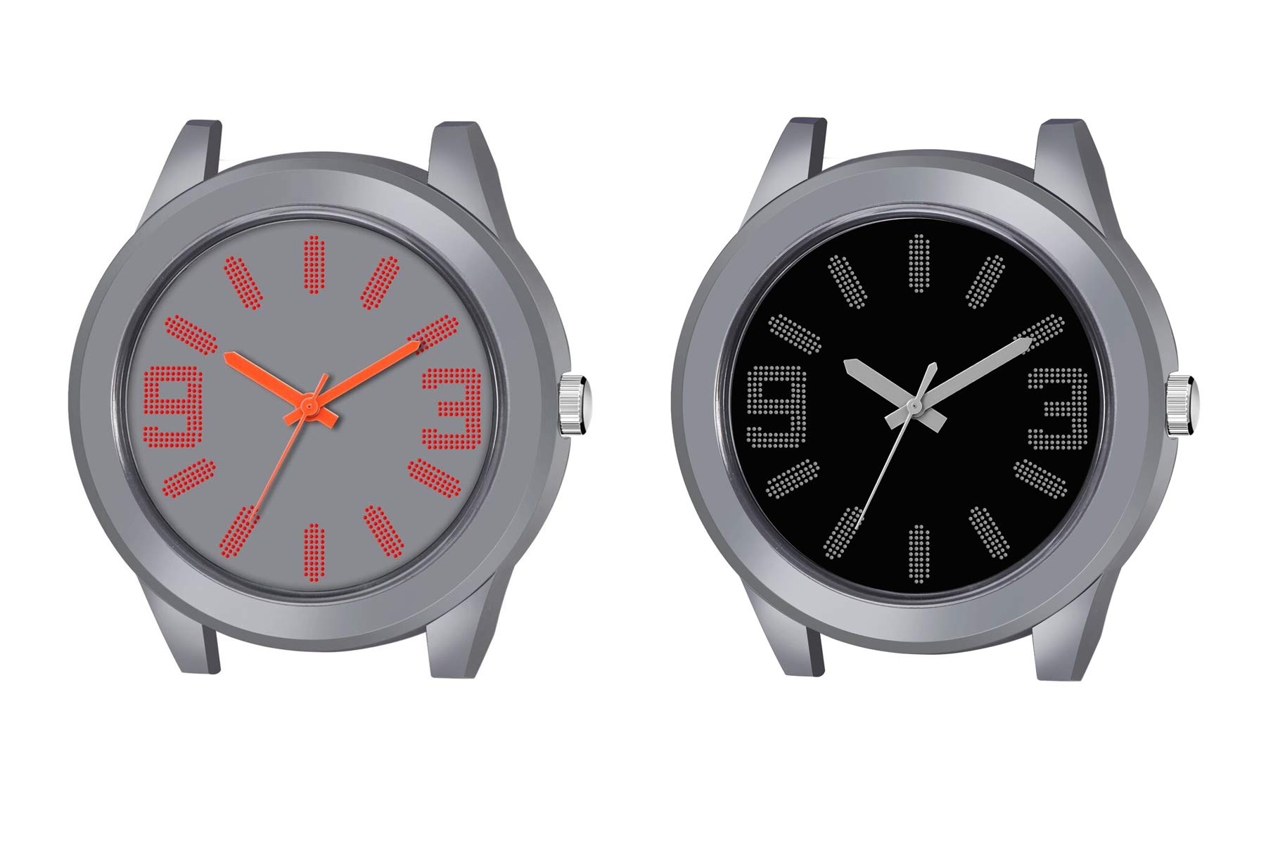 Watch City Black and Grey Dial Analog Watch Combo for Boys and Mens 3