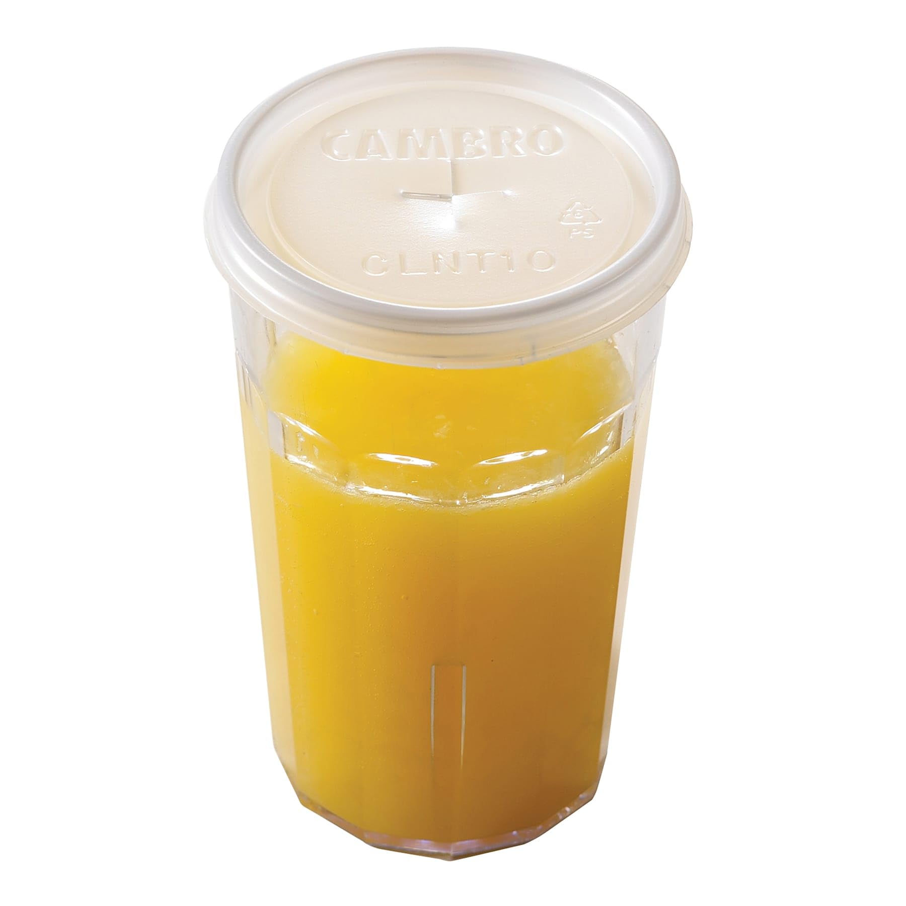 Cambro NT10152 Newport Clear 10 Oz. Fluted Tumbler - 36 / CS 2