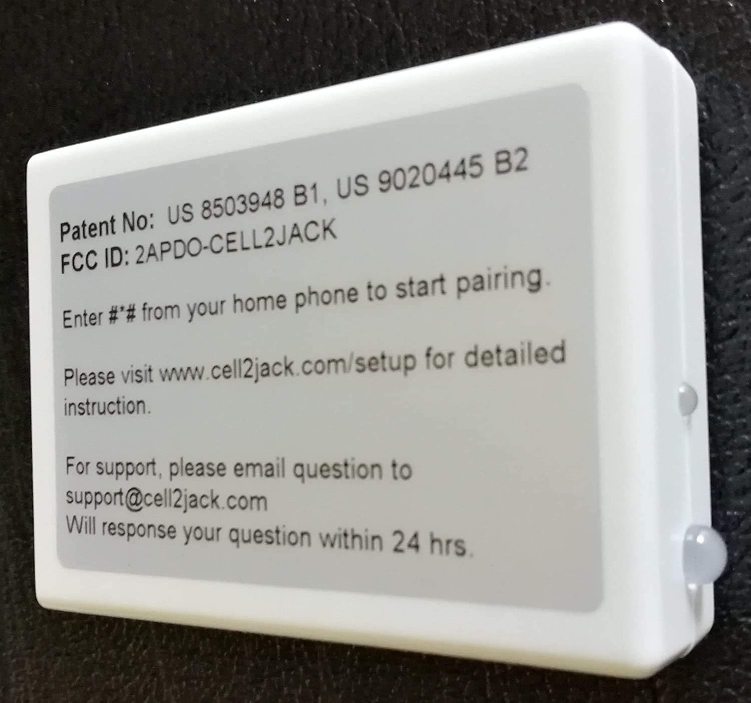 CELL2JACK - Cellphone to Home Phone Adapter, Make and Receive Cell Phone Call on Your landline Phone Free - Cell Phone to Landline Dock - Cell to Landline Converter 4